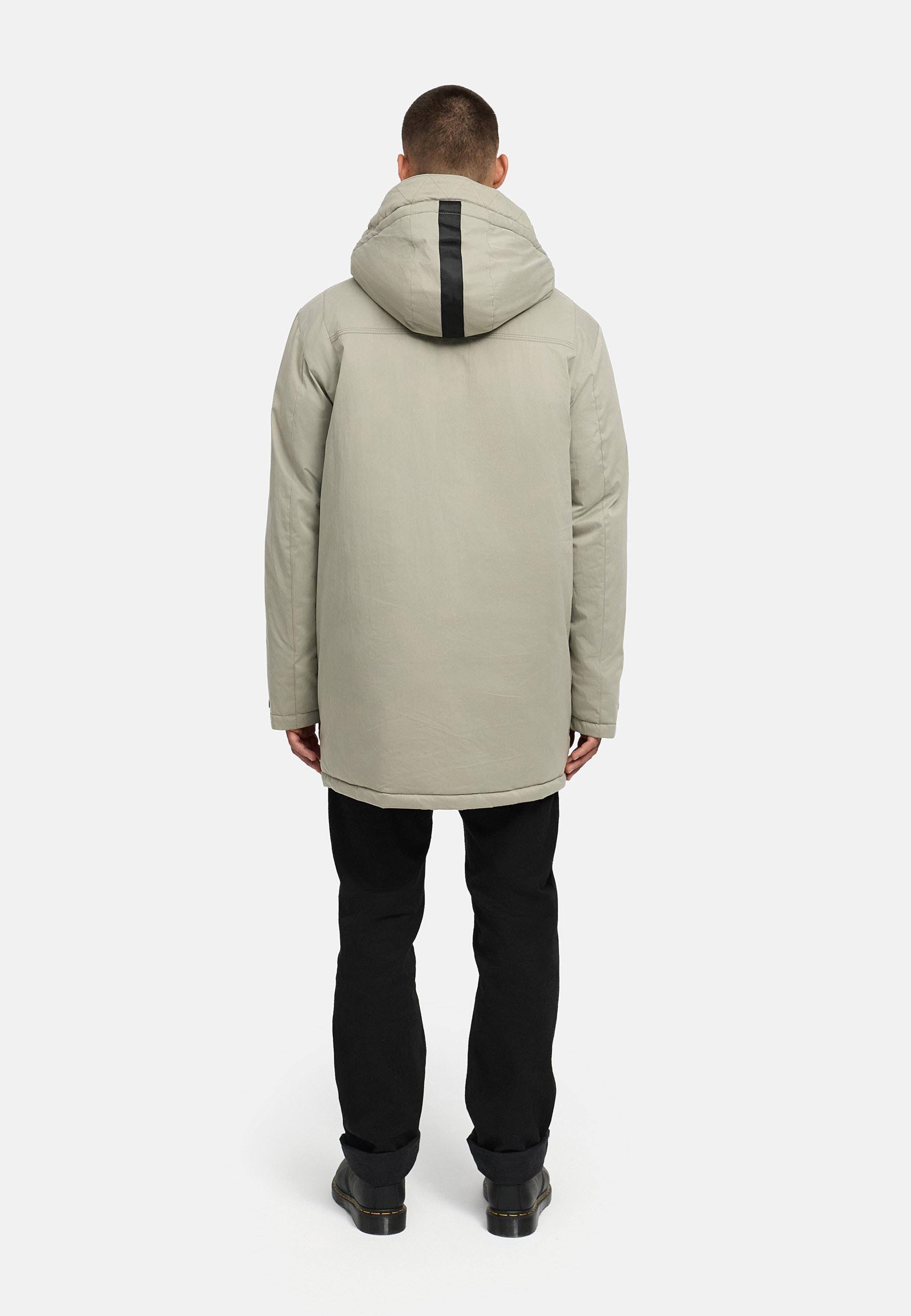 Winterparka mit Kapuze "Fintaan XX" Silver Grey