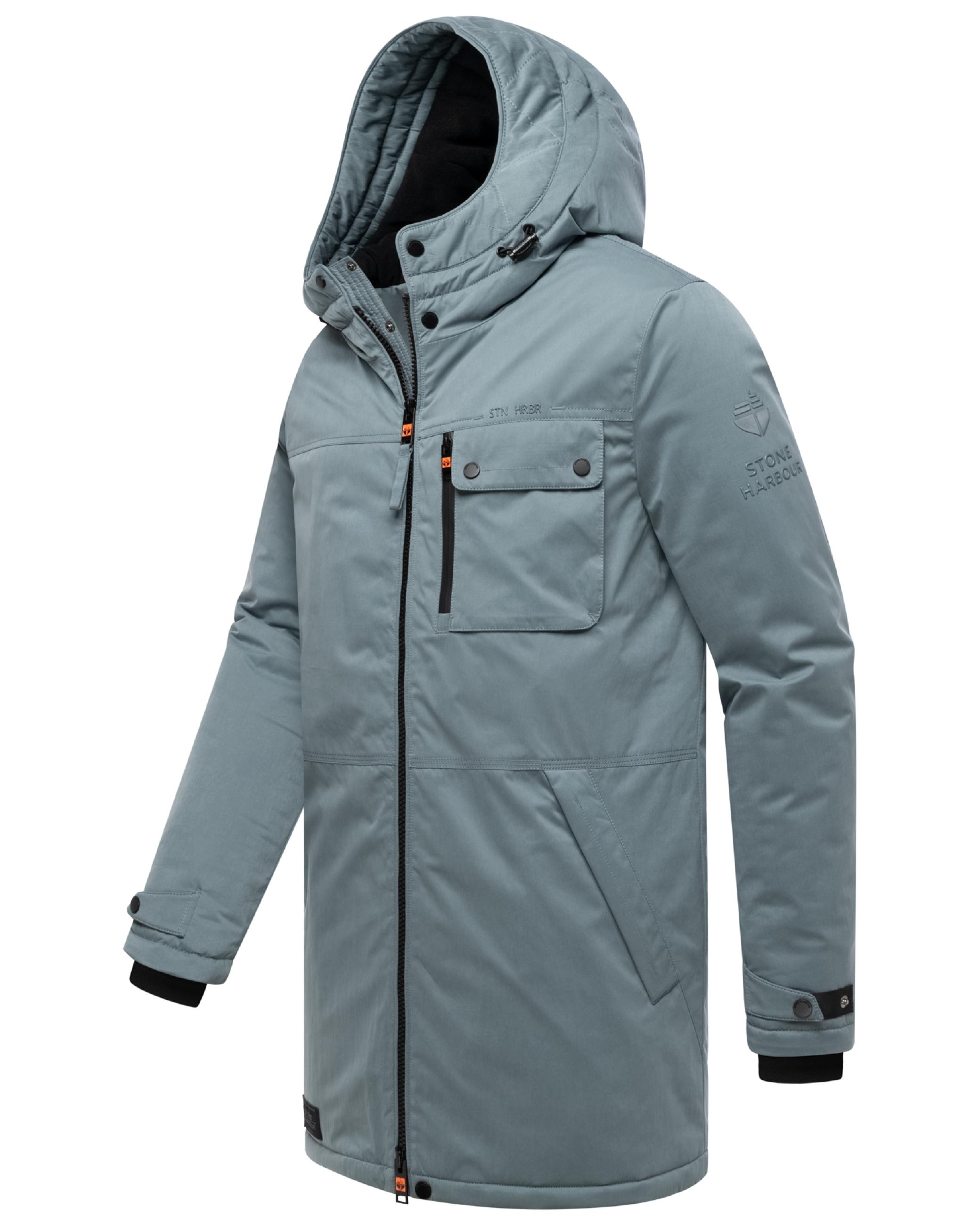 Winterparka mit Kapuze "Fintaan XX" Stormy Blue
