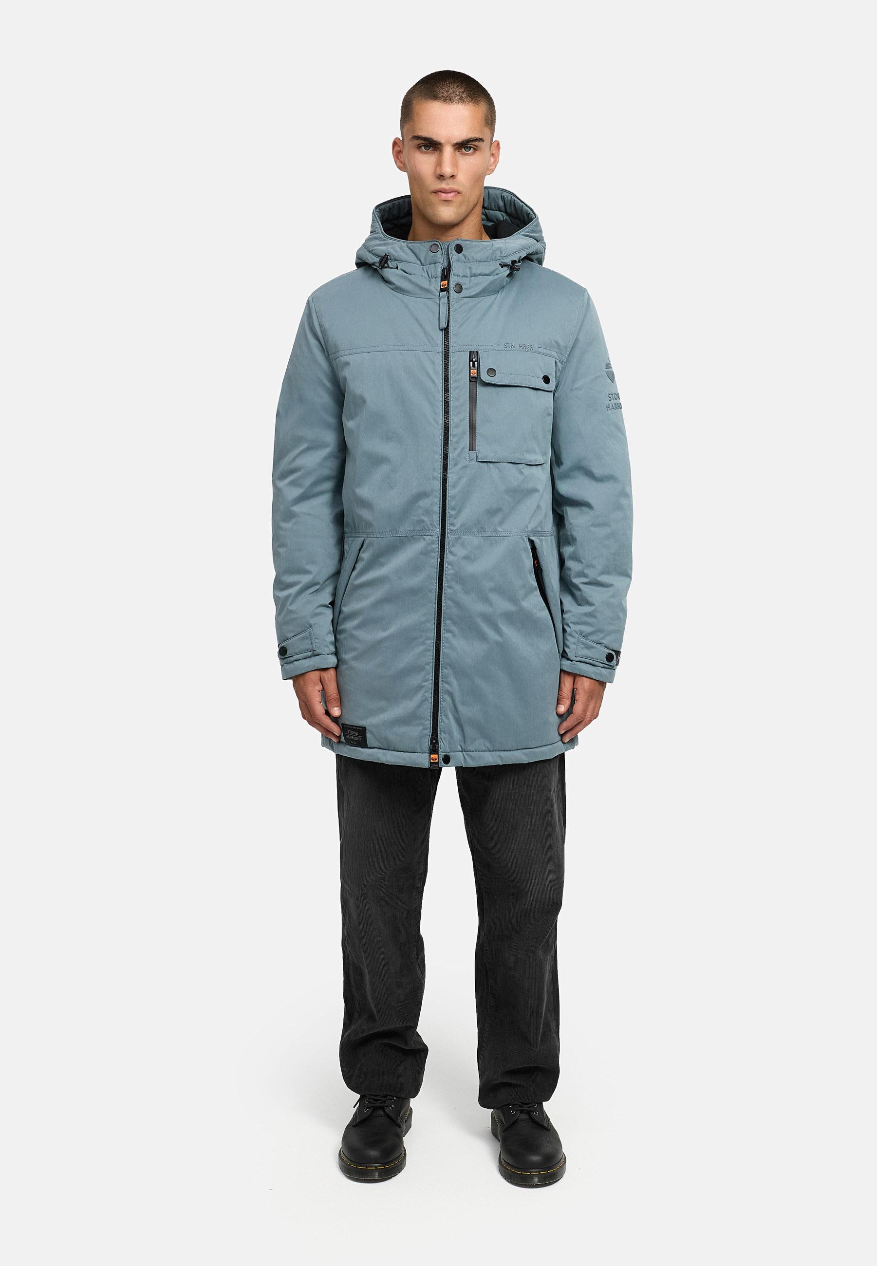 Winterparka mit Kapuze "Fintaan XX" Stormy Blue