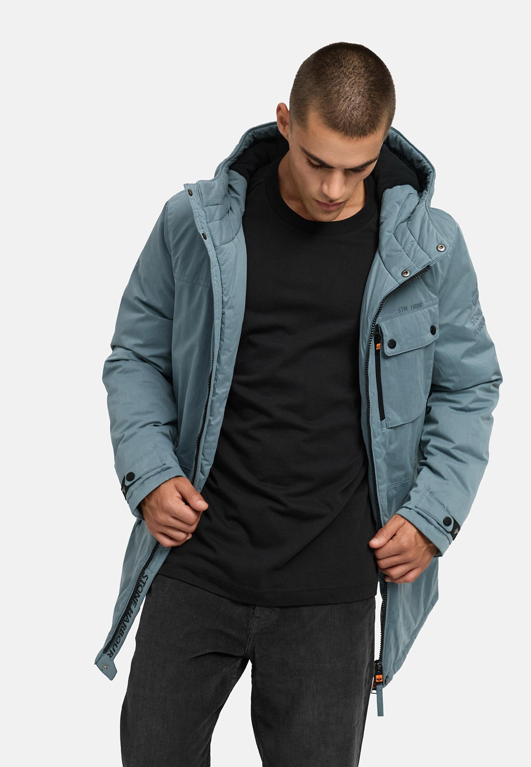 Winterparka mit Kapuze "Fintaan XX" Stormy Blue