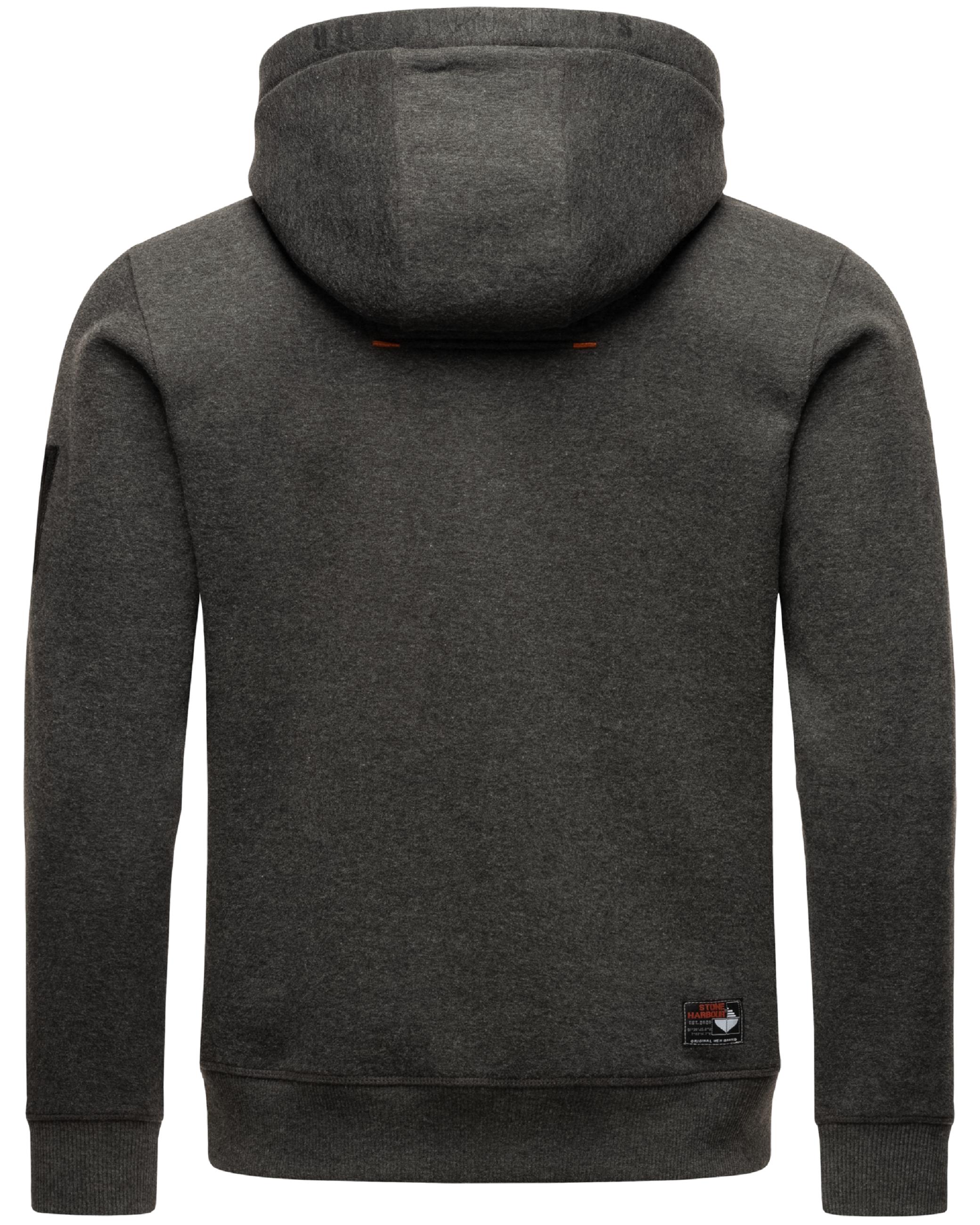 Sportlicher Hoodie "Funny Finch" Dark Grey Melange