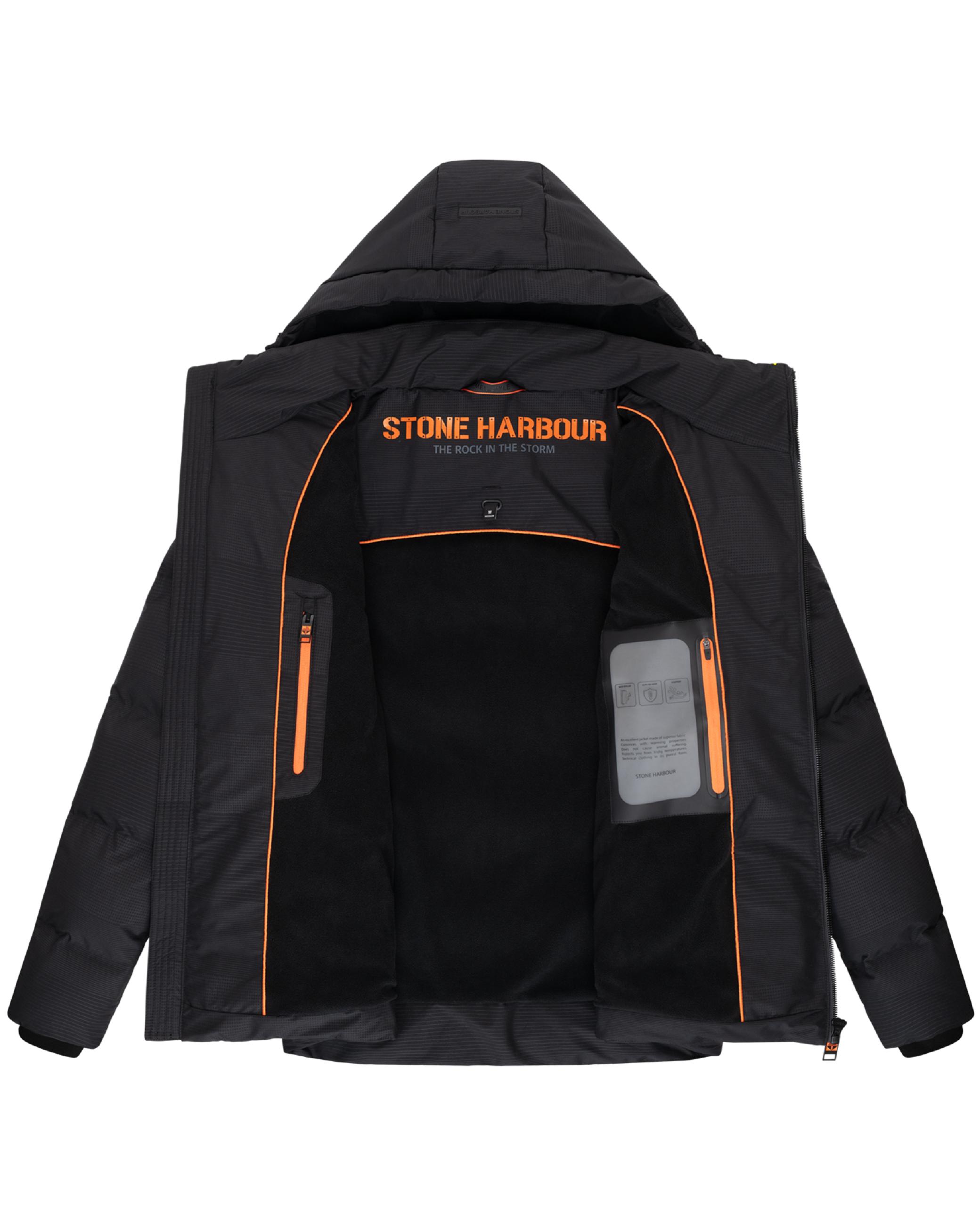 Winter Steppjacke mit Kapuze "Gavriloo XX" Black