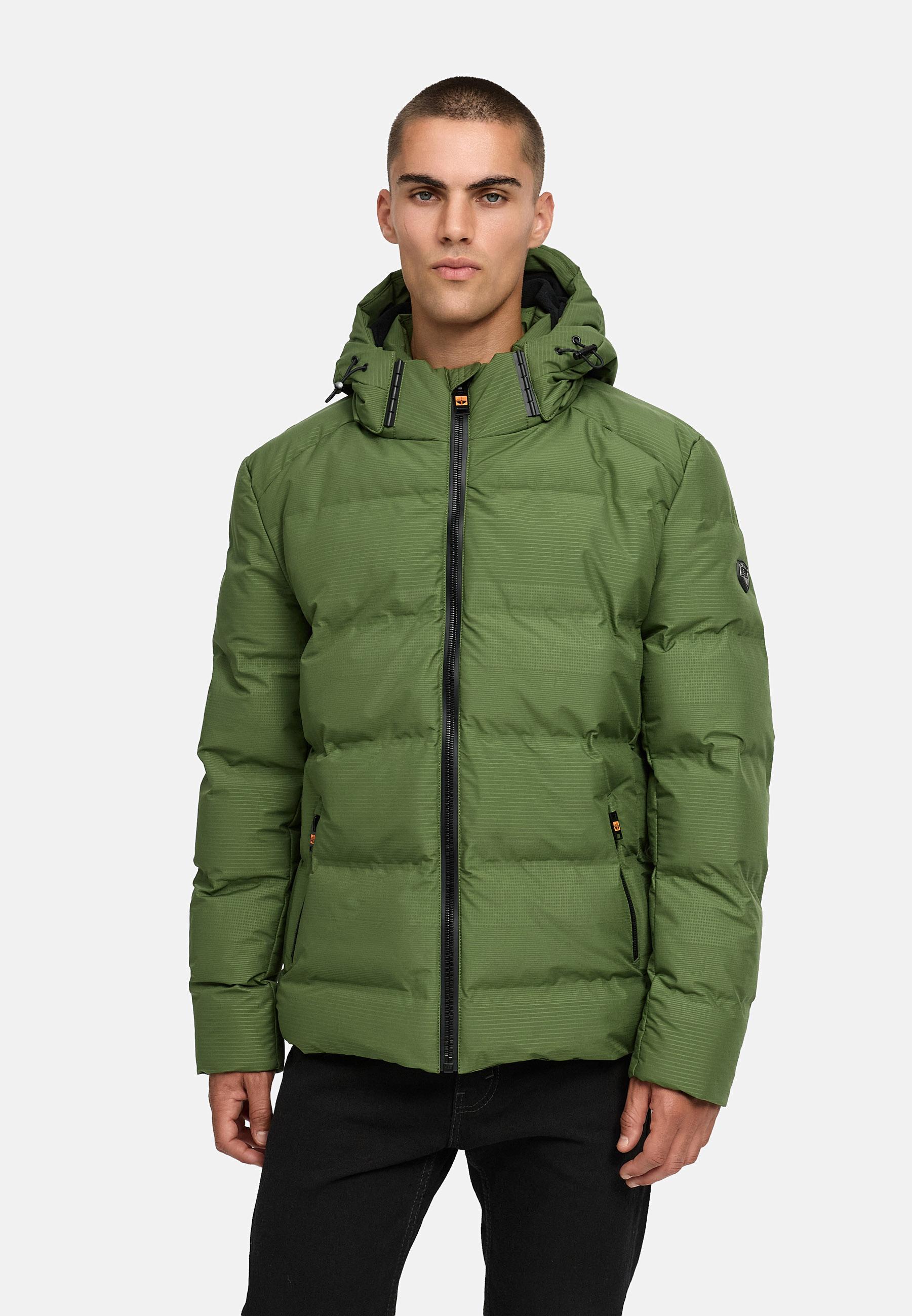 Winter Steppjacke mit Kapuze "Gavriloo XX" Pine Olive