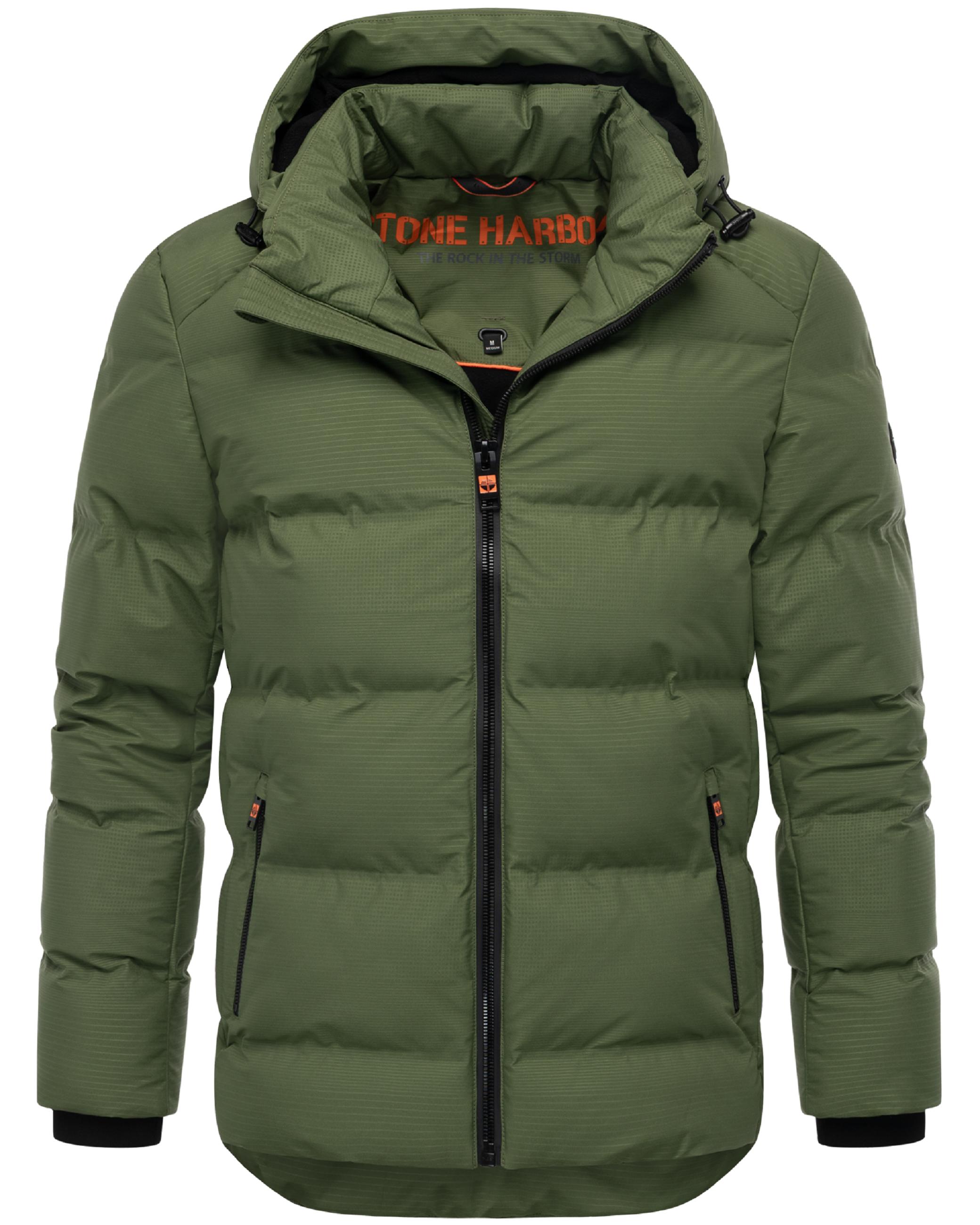 Winter Steppjacke mit Kapuze "Gavriloo XX" Pine Olive