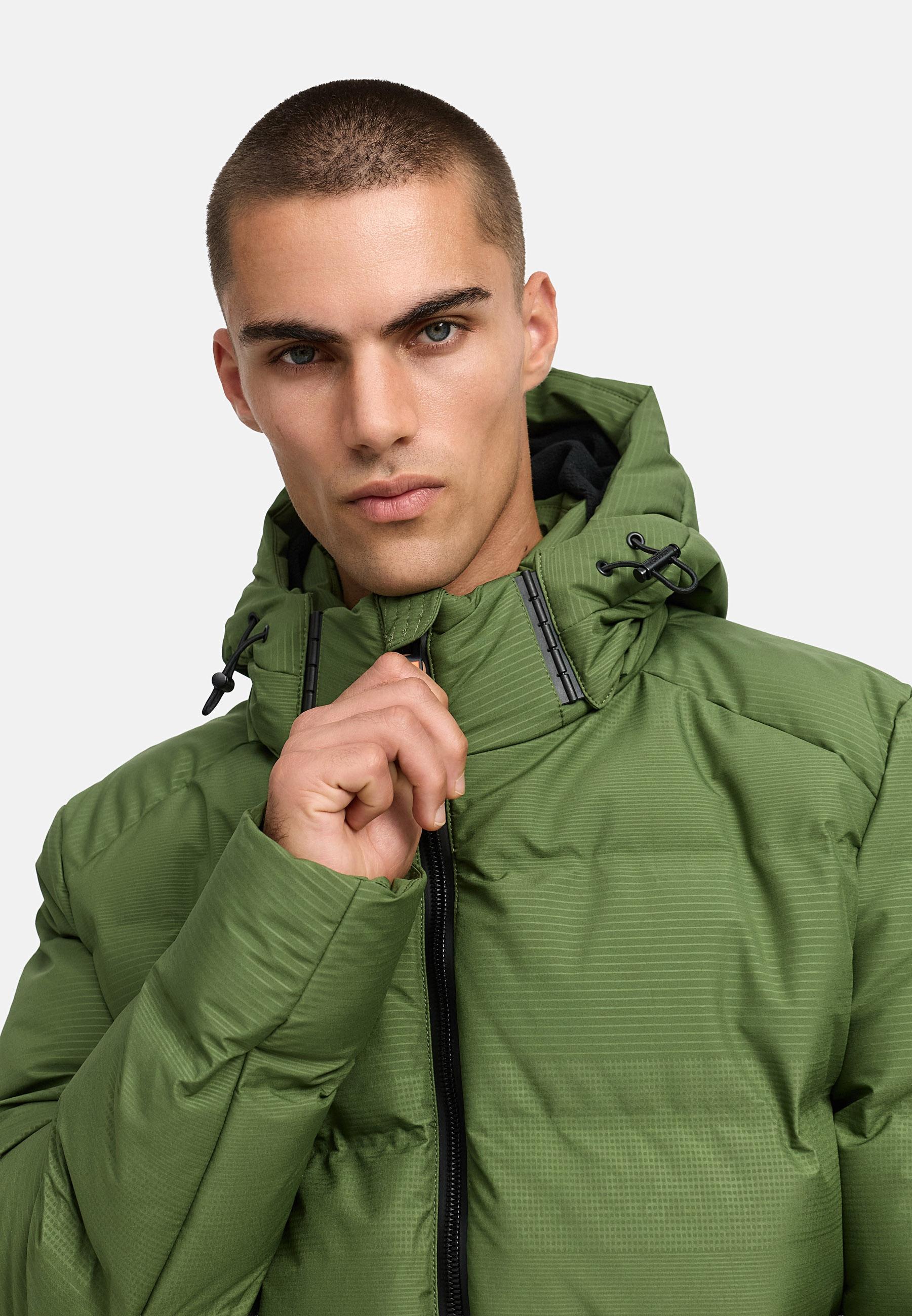 Winter Steppjacke mit Kapuze "Gavriloo XX" Pine Olive