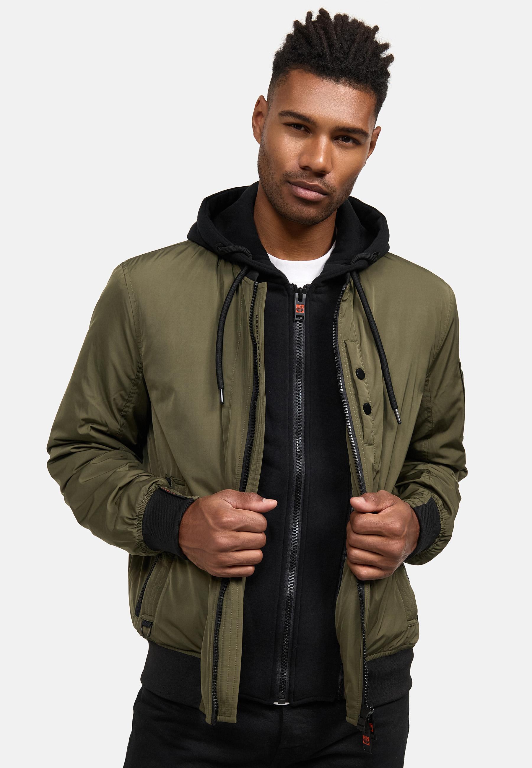 Leichte Übergangsjacke "Hoobo" Millitary Green