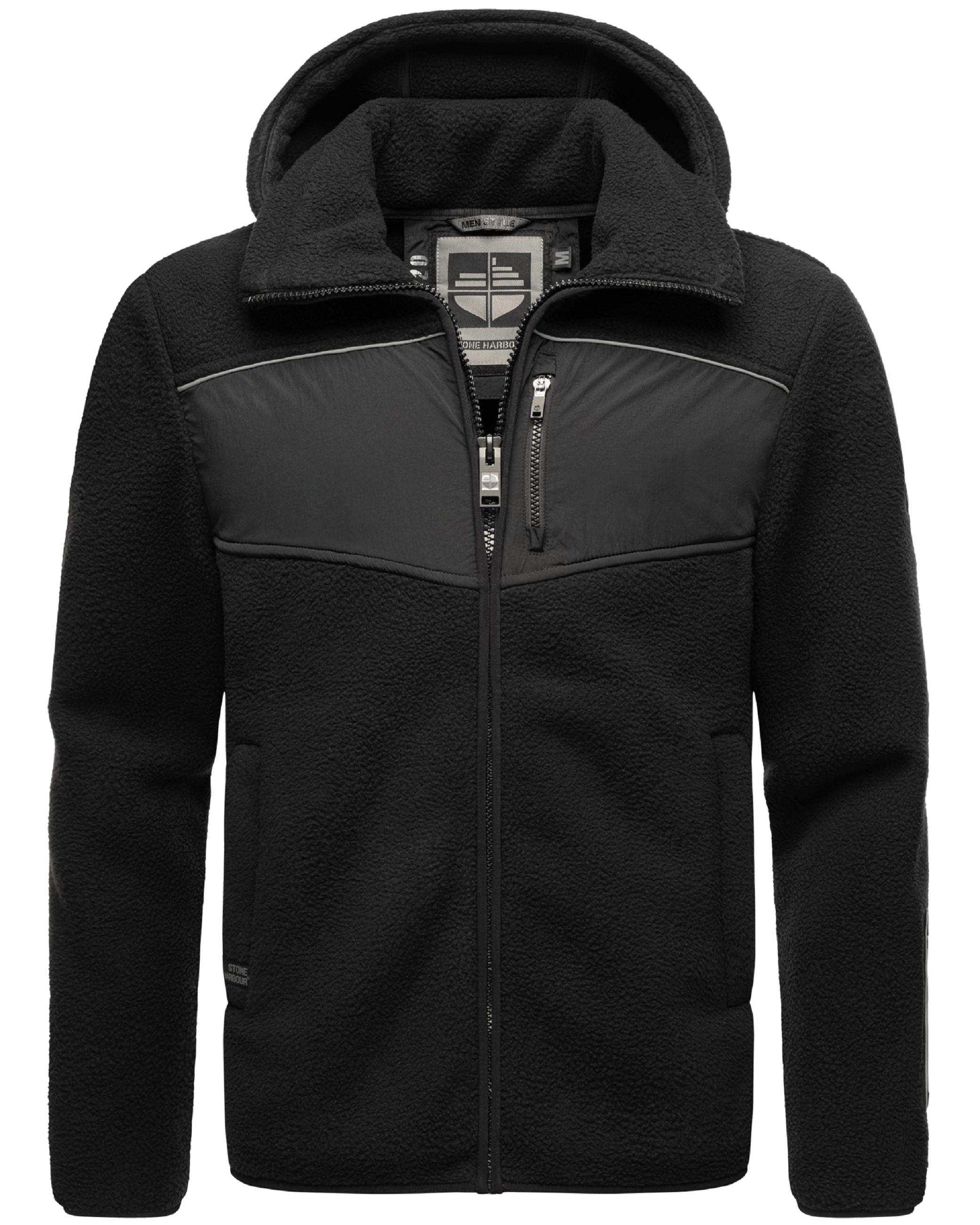 Fleecejacke mit Kapuze "Illian" Black