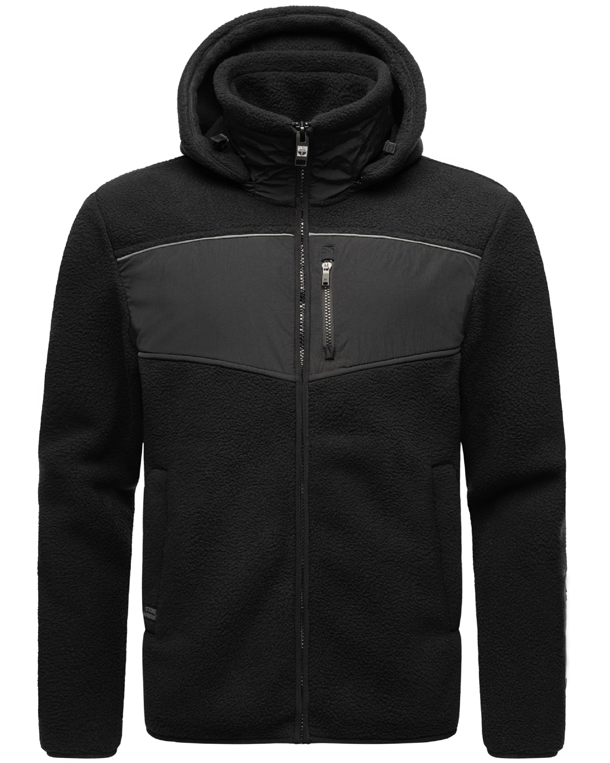 Fleecejacke mit Kapuze "Illian" Black