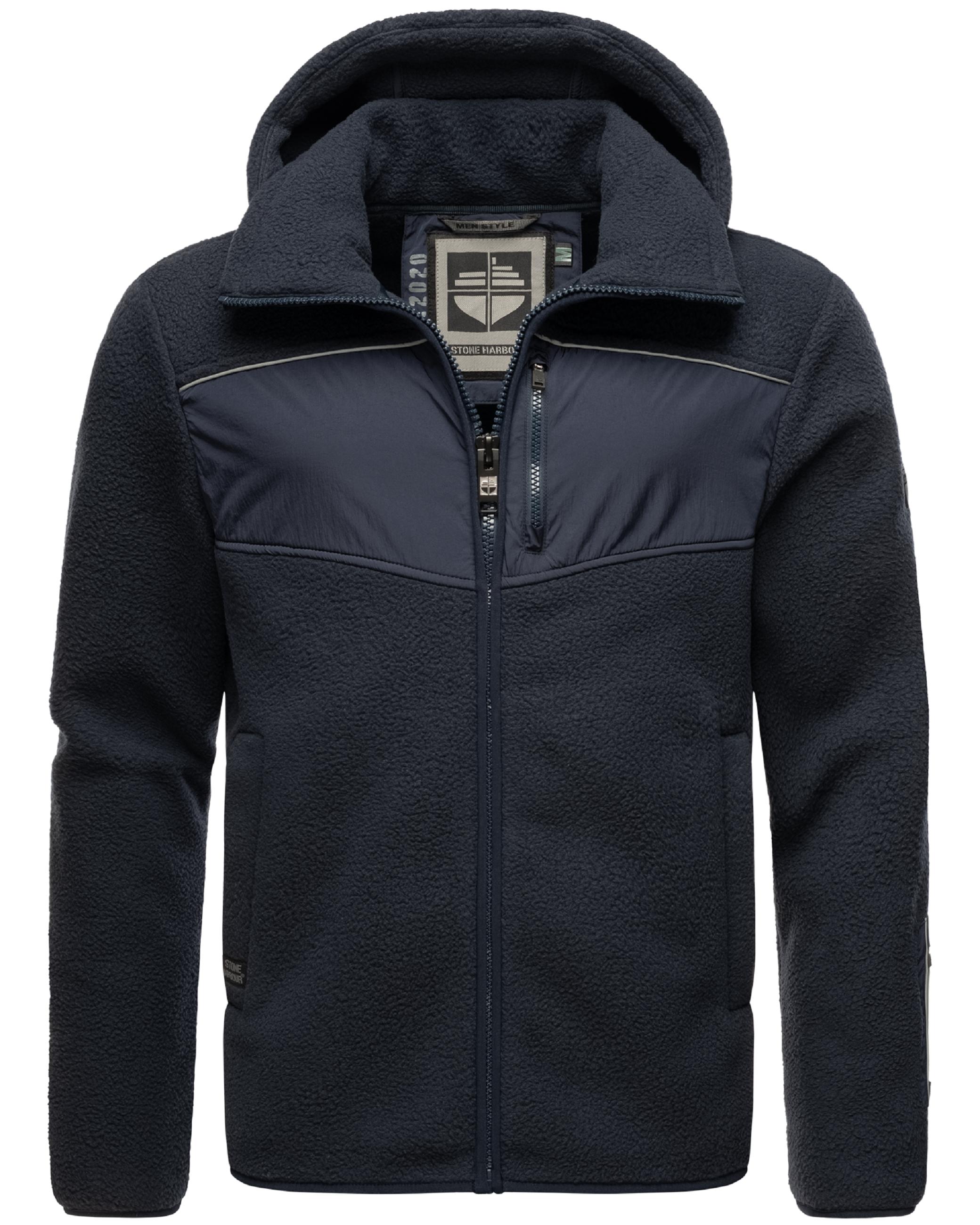 Fleecejacke mit Kapuze "Illian" Navy