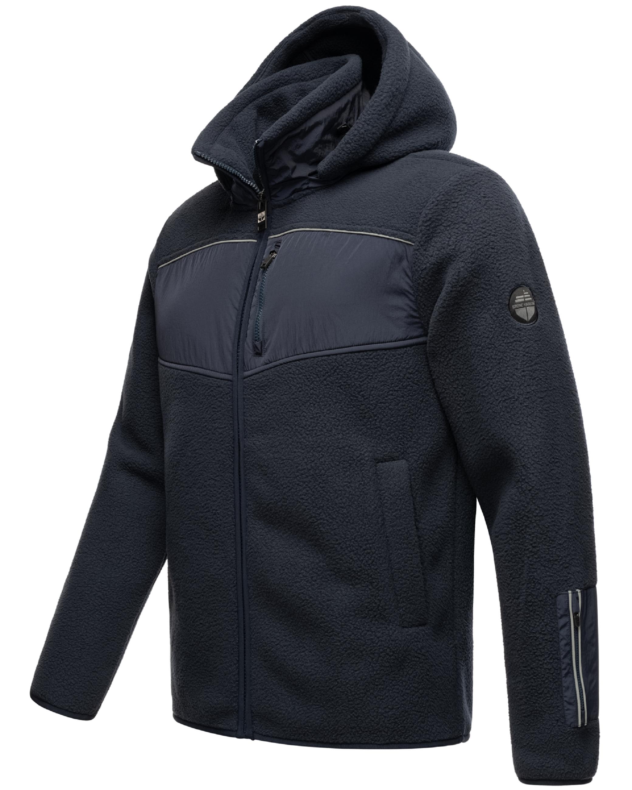 Fleecejacke mit Kapuze "Illian" Navy