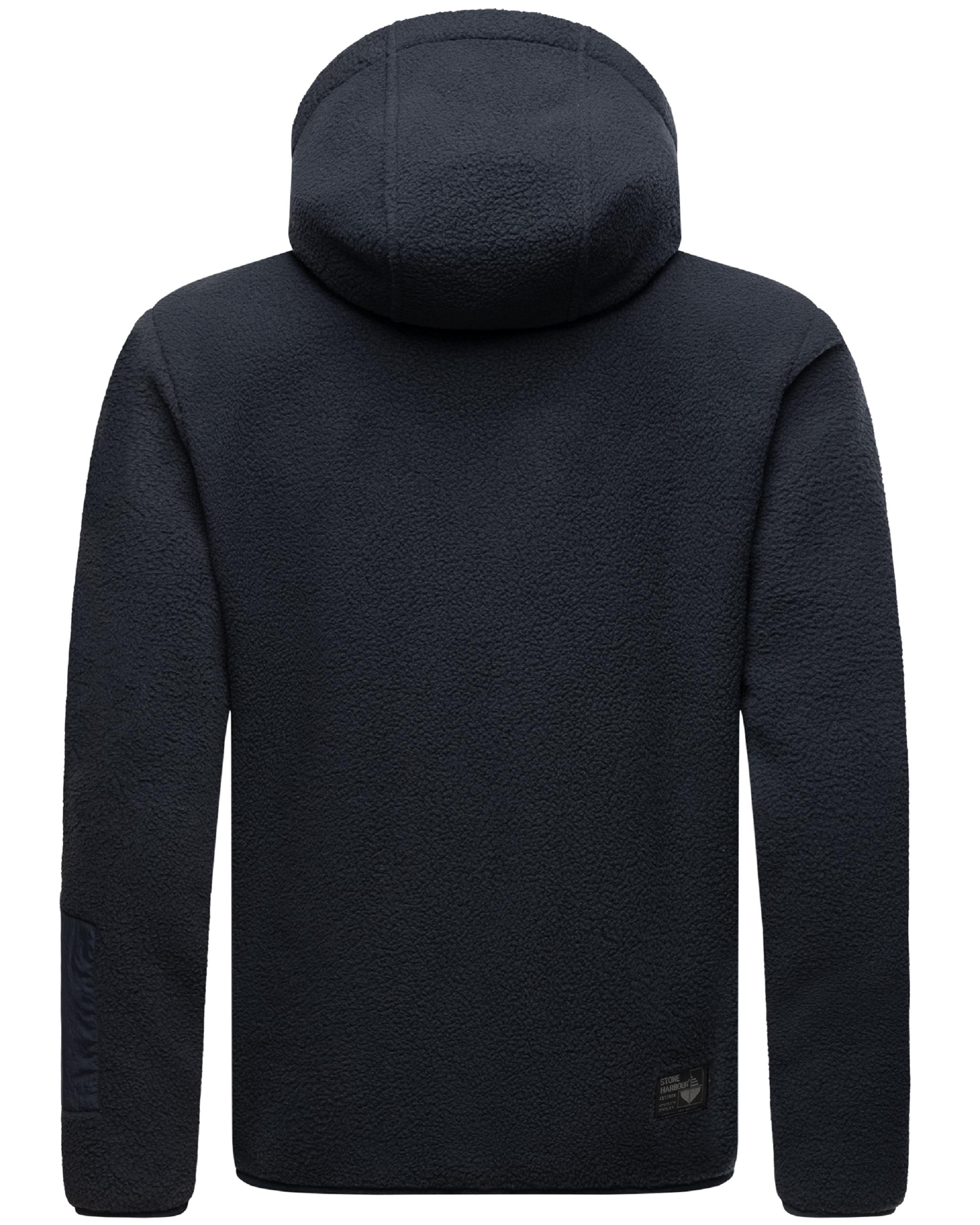 Fleecejacke mit Kapuze "Illian" Navy