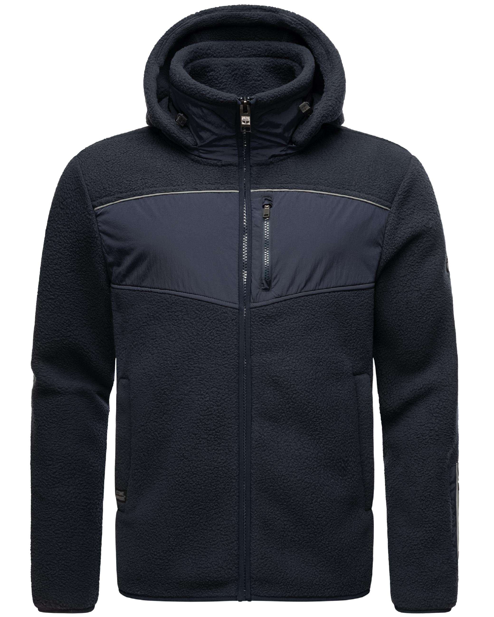 Fleecejacke mit Kapuze "Illian" Navy