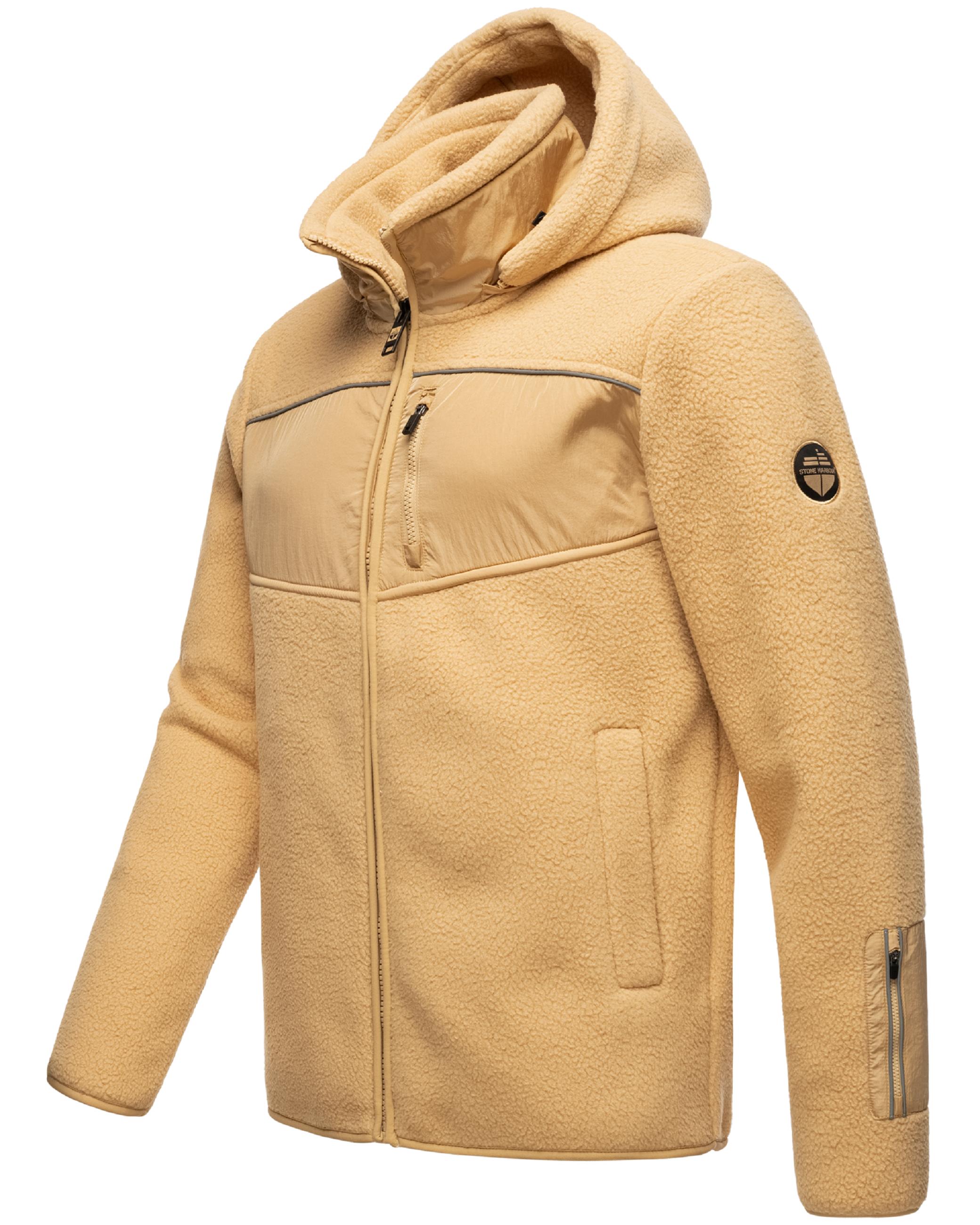 Fleecejacke mit Kapuze "Illian" Sand