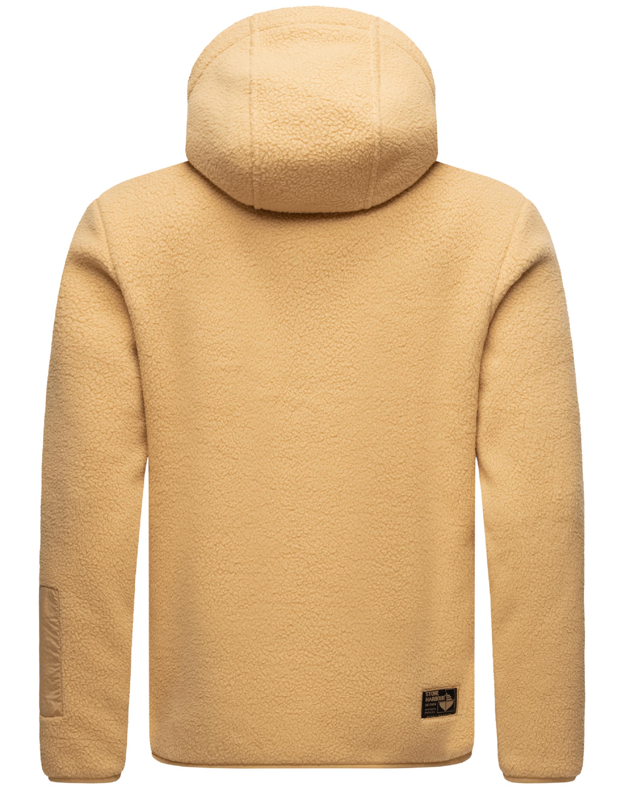 Fleecejacke mit Kapuze "Illian" Sand