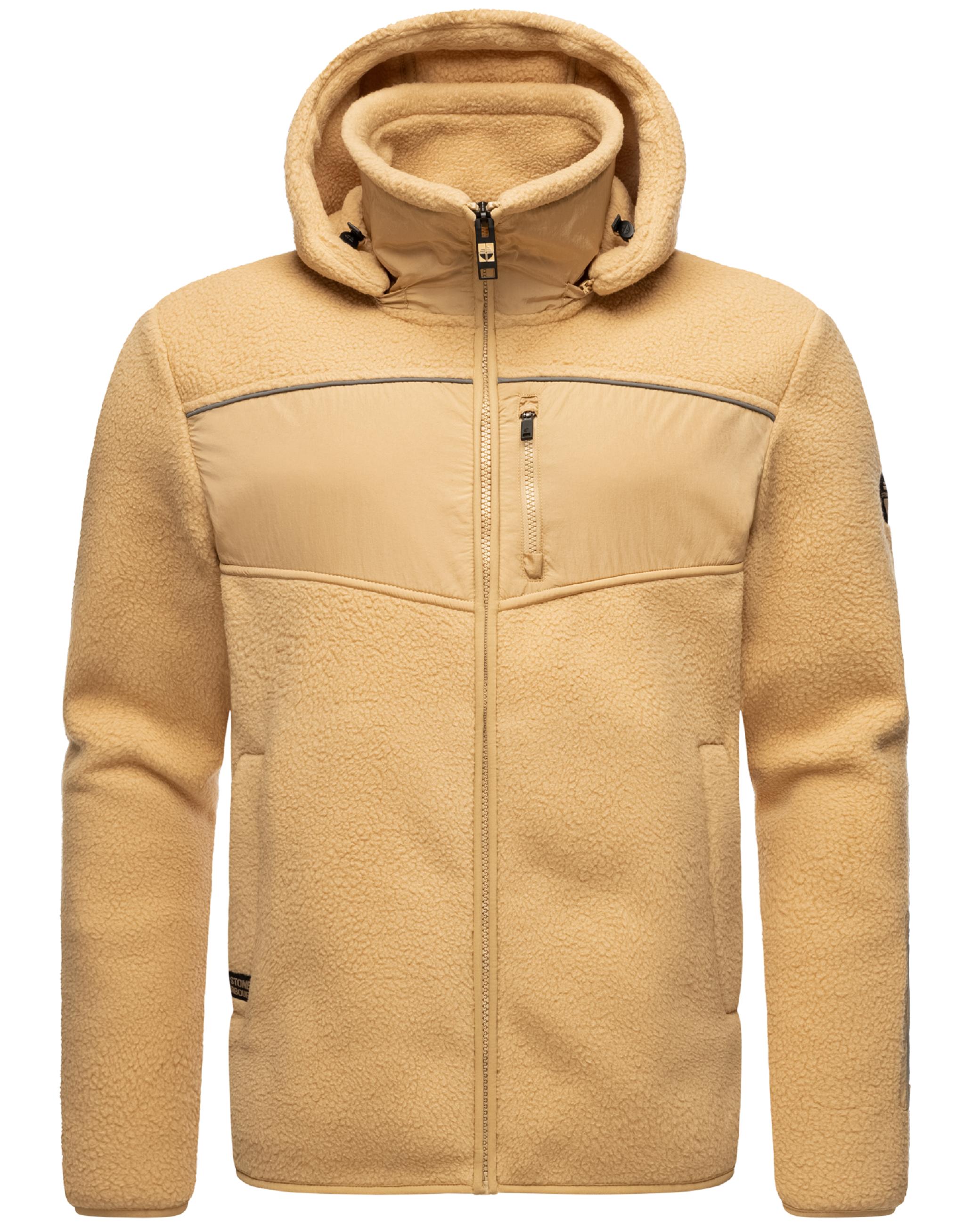 Fleecejacke mit Kapuze "Illian" Sand