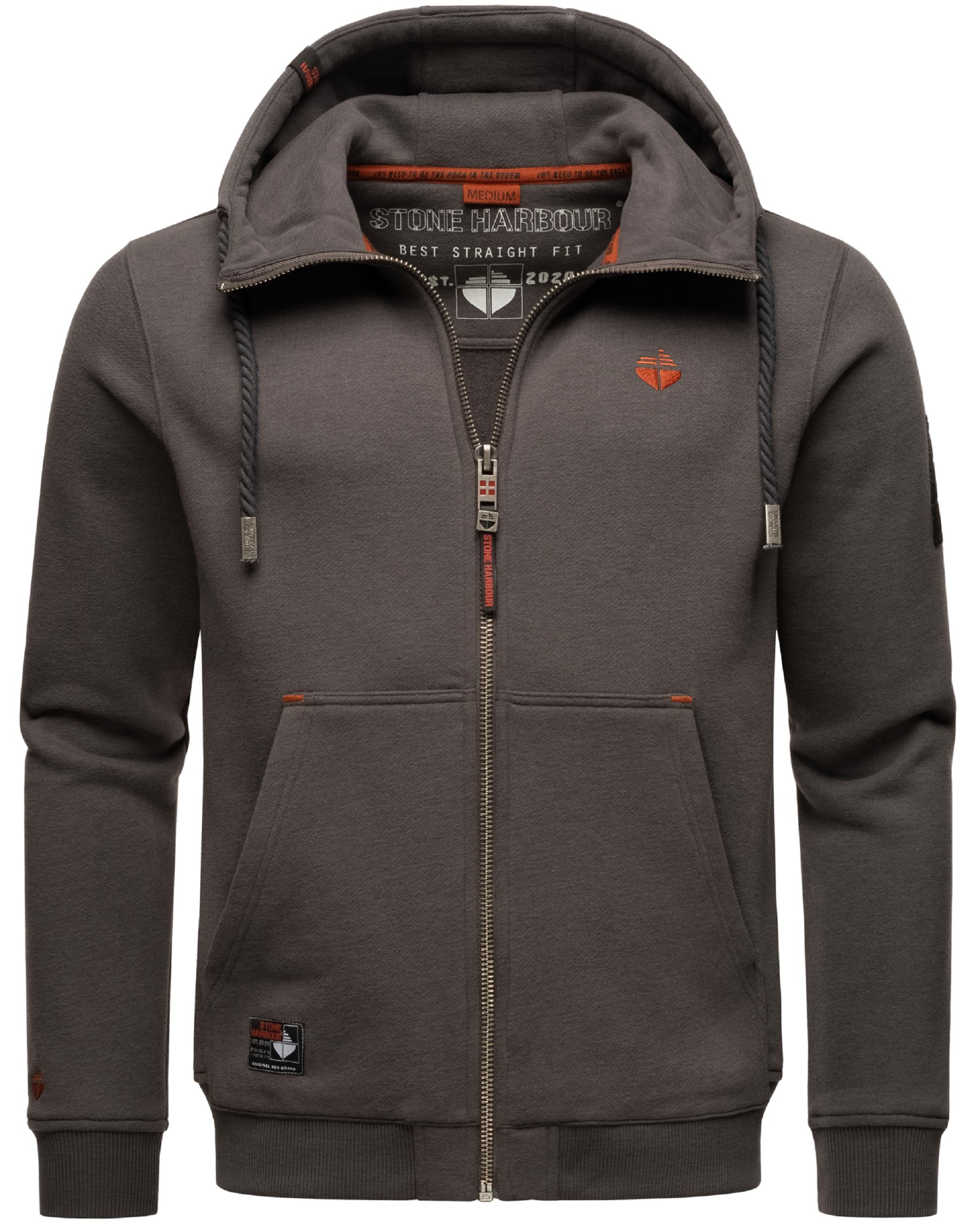 Lässige Sweatjacke mit Kapuze "Jacobi Jamie" Dark Grey