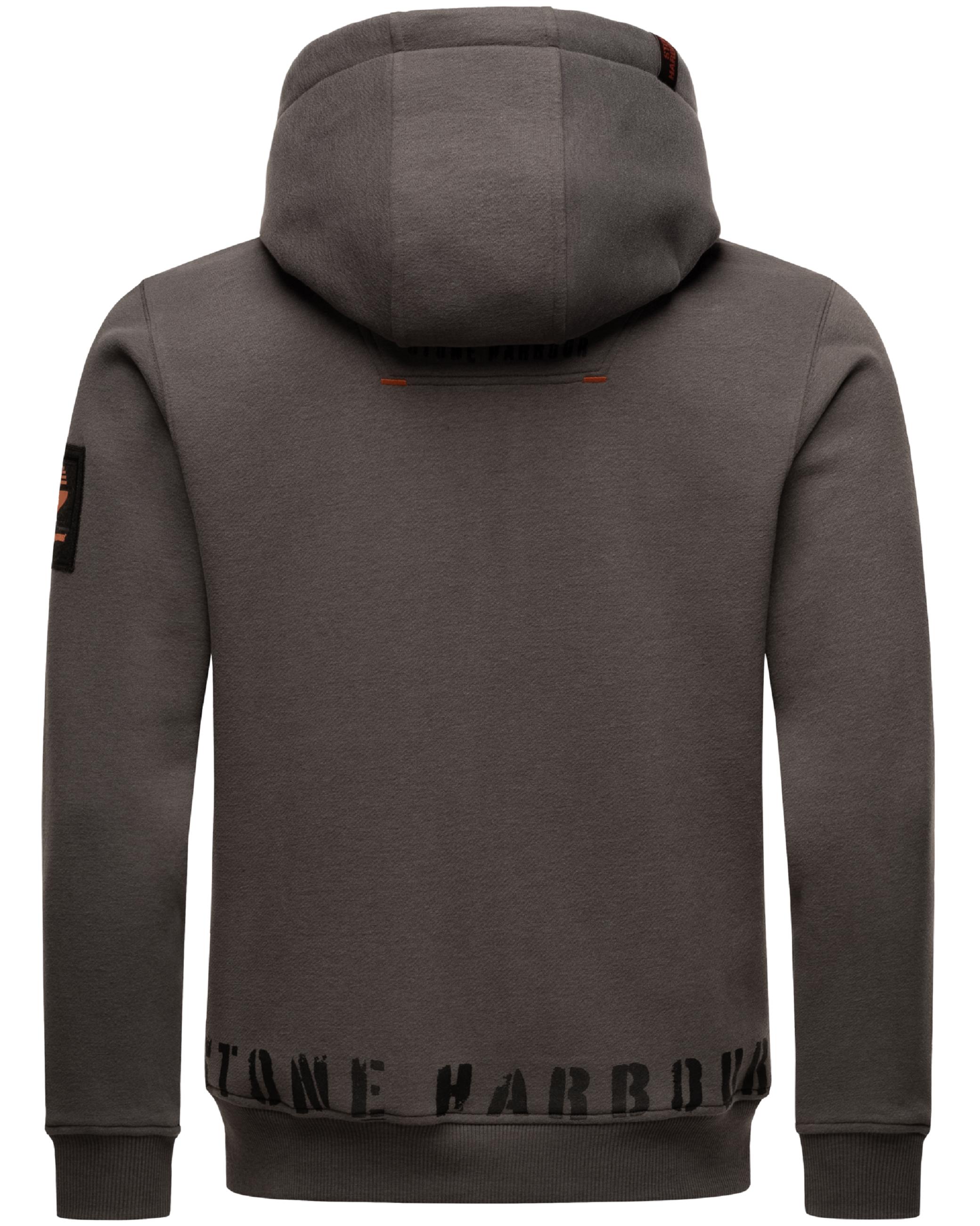 Lässige Sweatjacke mit Kapuze "Jacobi Jamie" Dark Grey