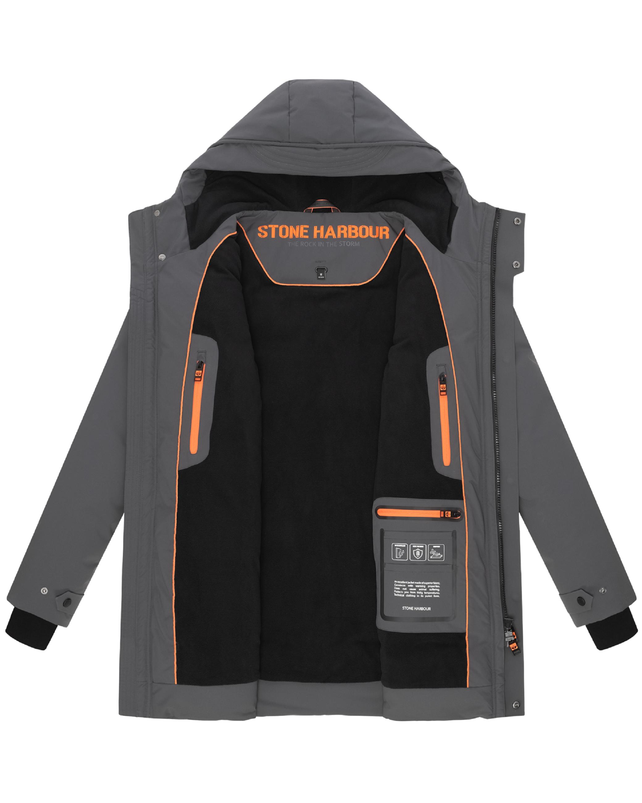 Winterparka mit Kapuze "Kitraan XX" Anthracite