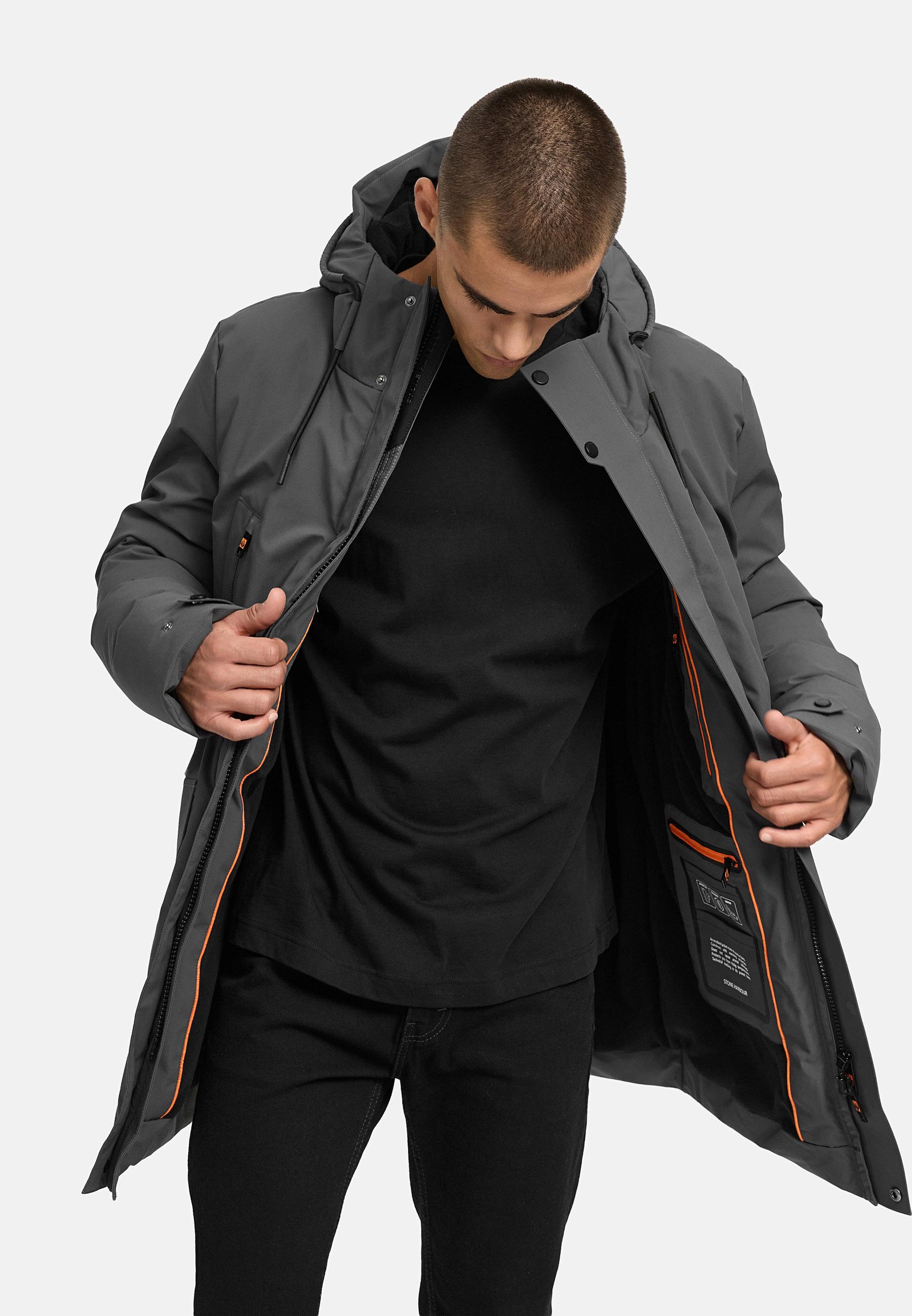 Winterparka mit Kapuze "Kitraan XX" Anthracite