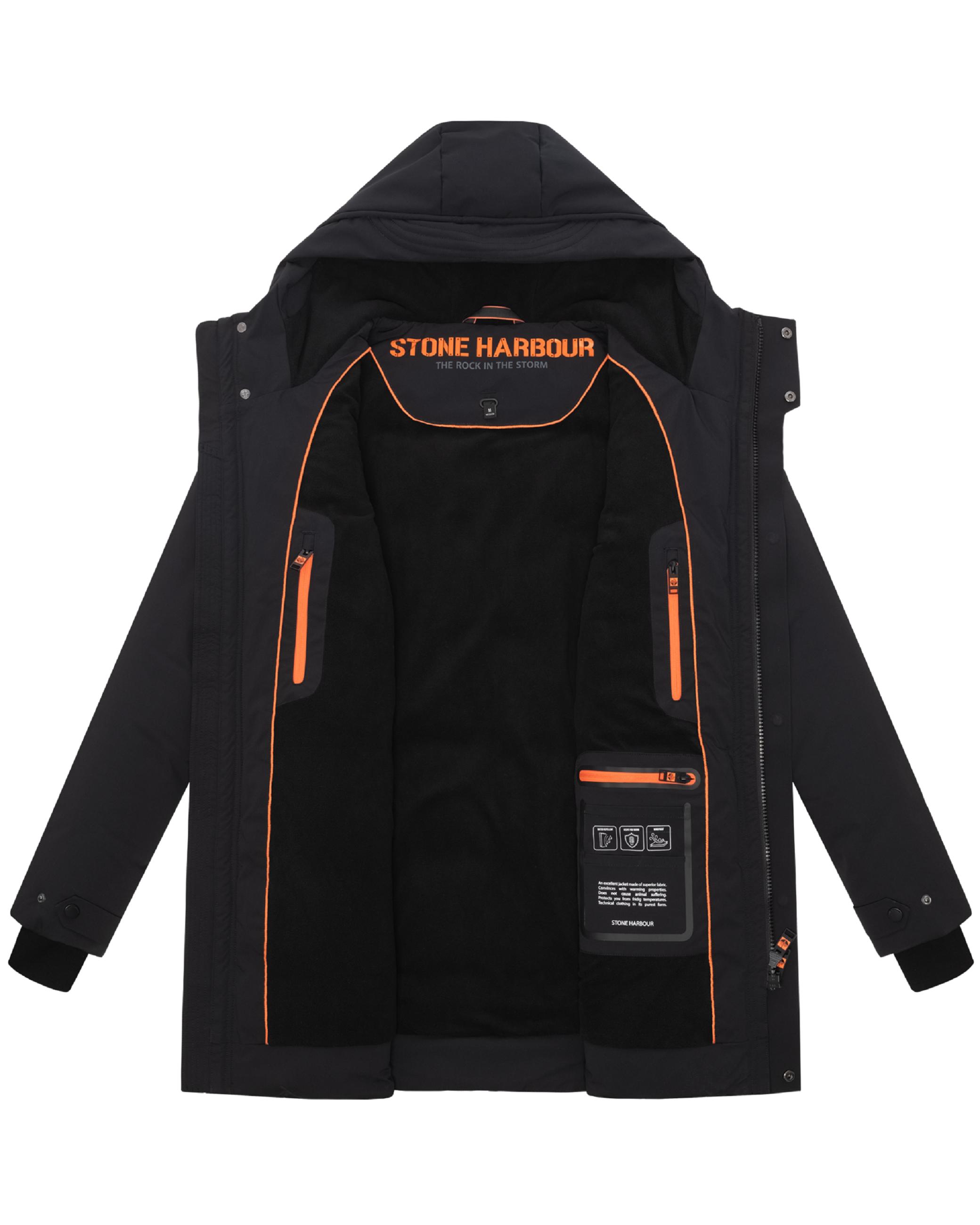 Winterparka mit Kapuze "Kitraan XX" Black