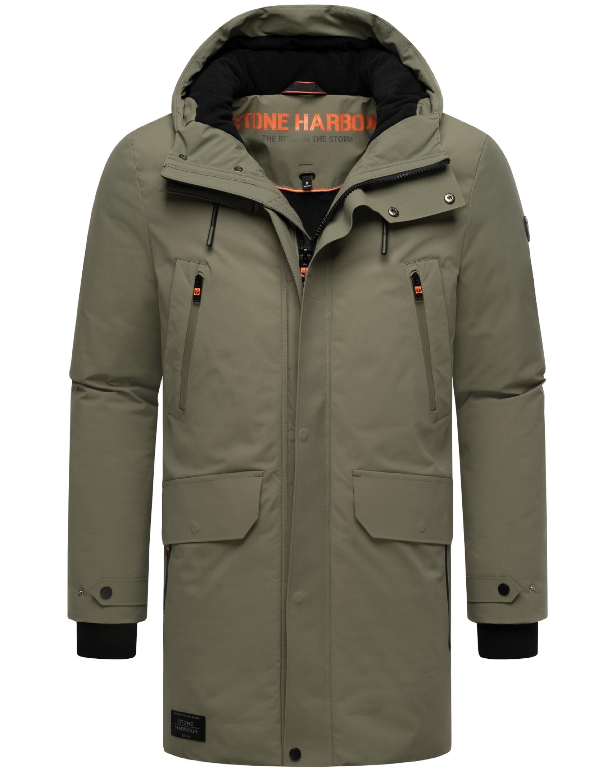 Winterparka mit Kapuze "Kitraan XX" Dusty Olive