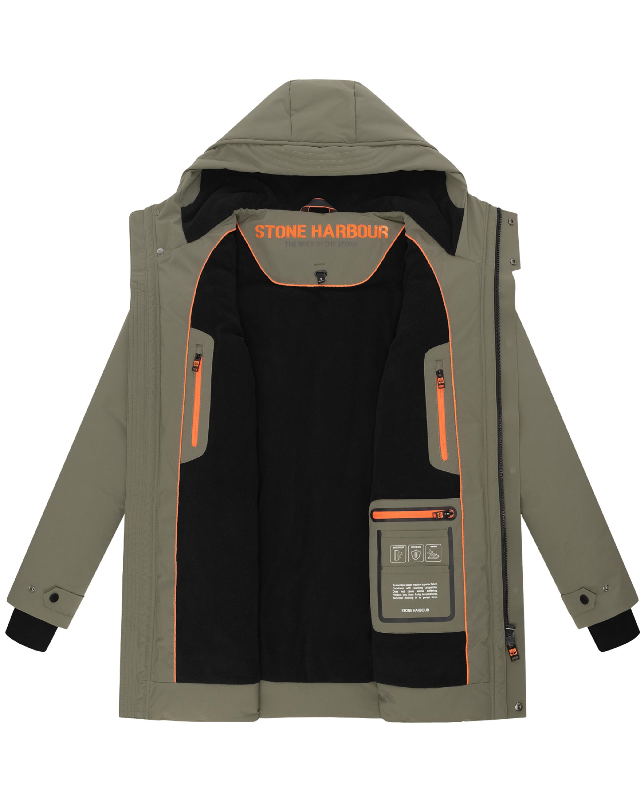 Winterparka mit Kapuze "Kitraan XX" Dusty Olive
