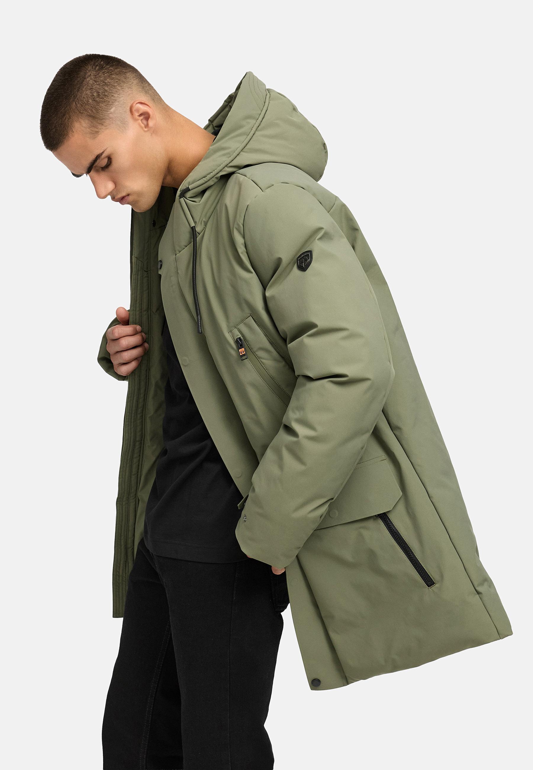 Winterparka mit Kapuze "Kitraan XX" Dusty Olive