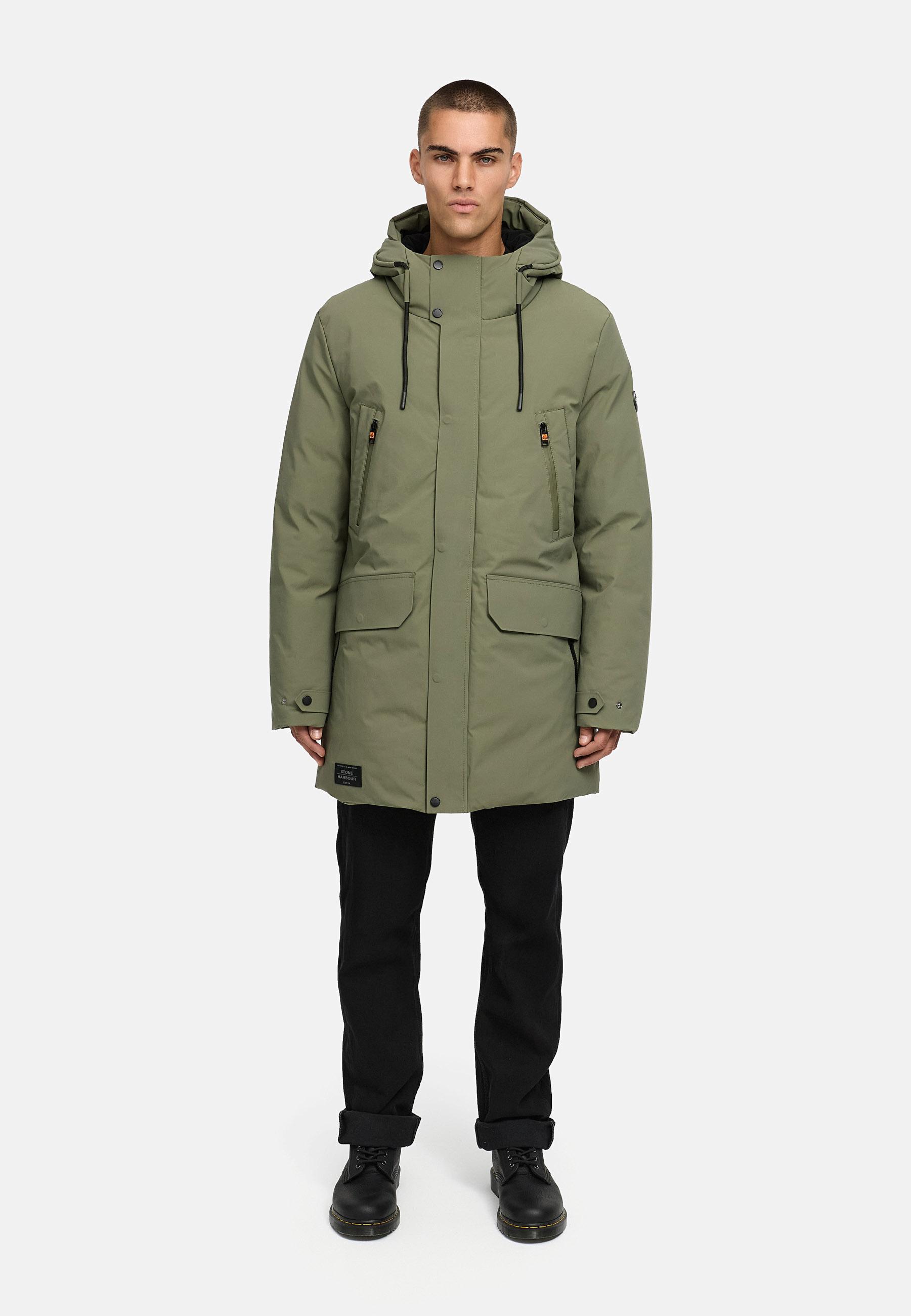 Winterparka mit Kapuze "Kitraan XX" Dusty Olive