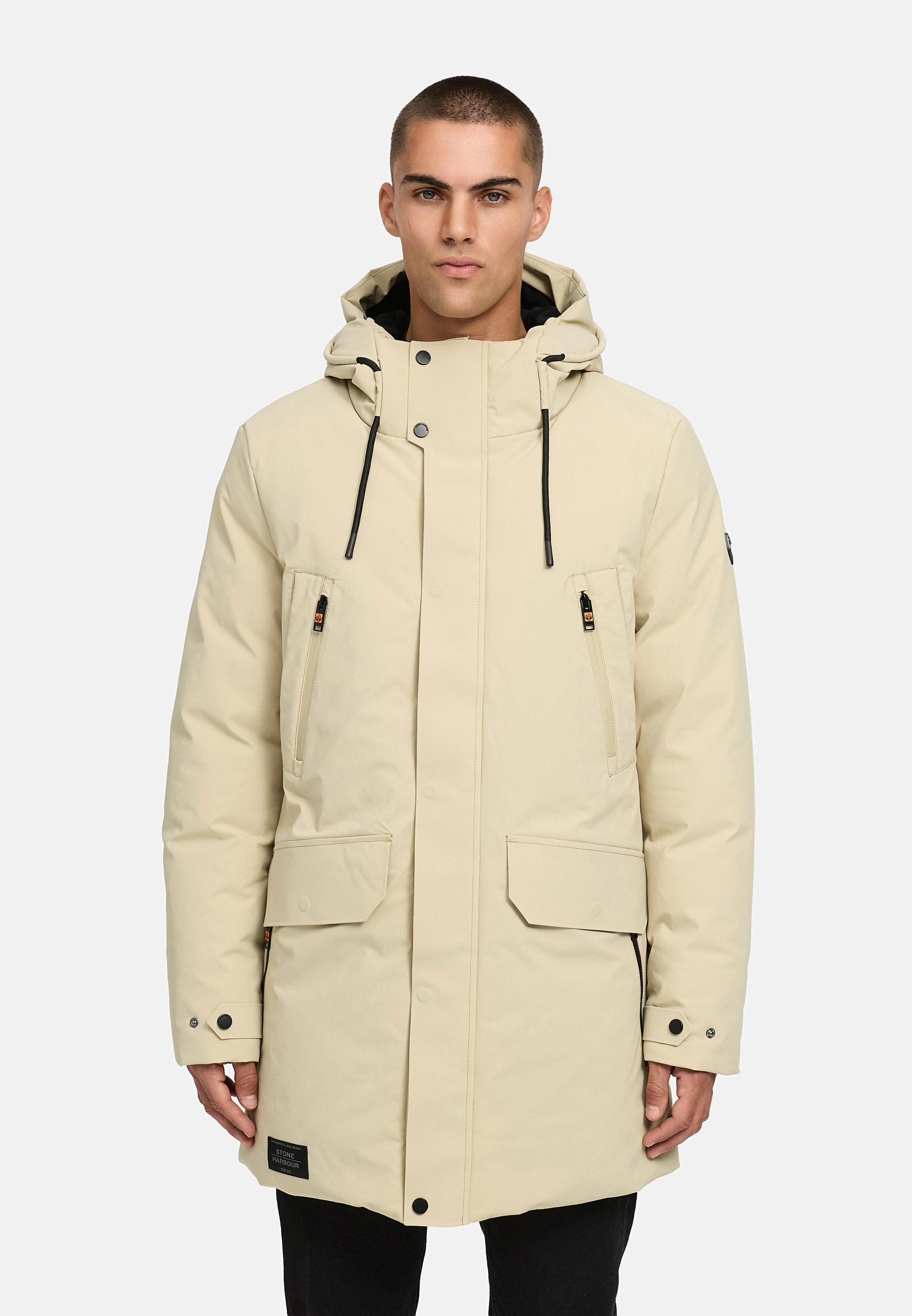 Winterparka mit Kapuze "Kitraan XX" Sand
