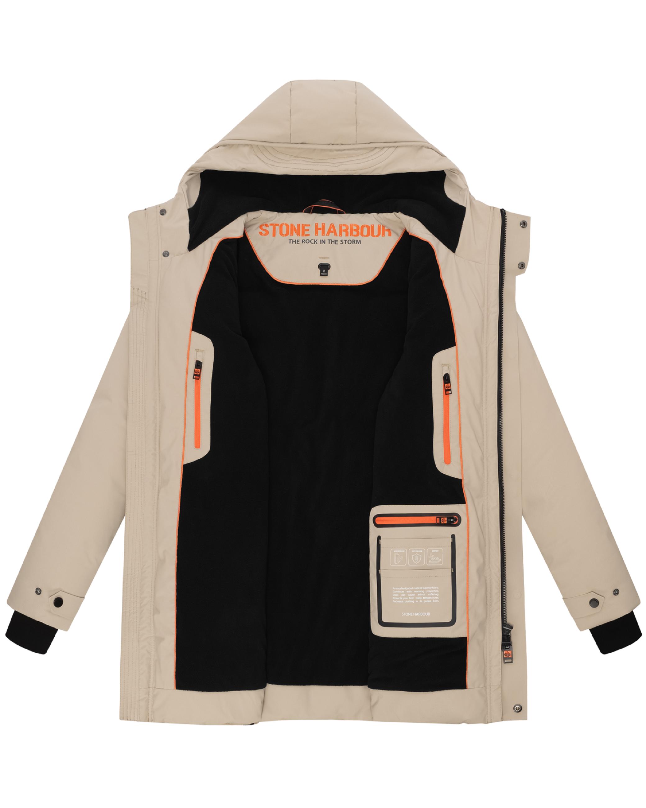 Winterparka mit Kapuze "Kitraan XX" Sand