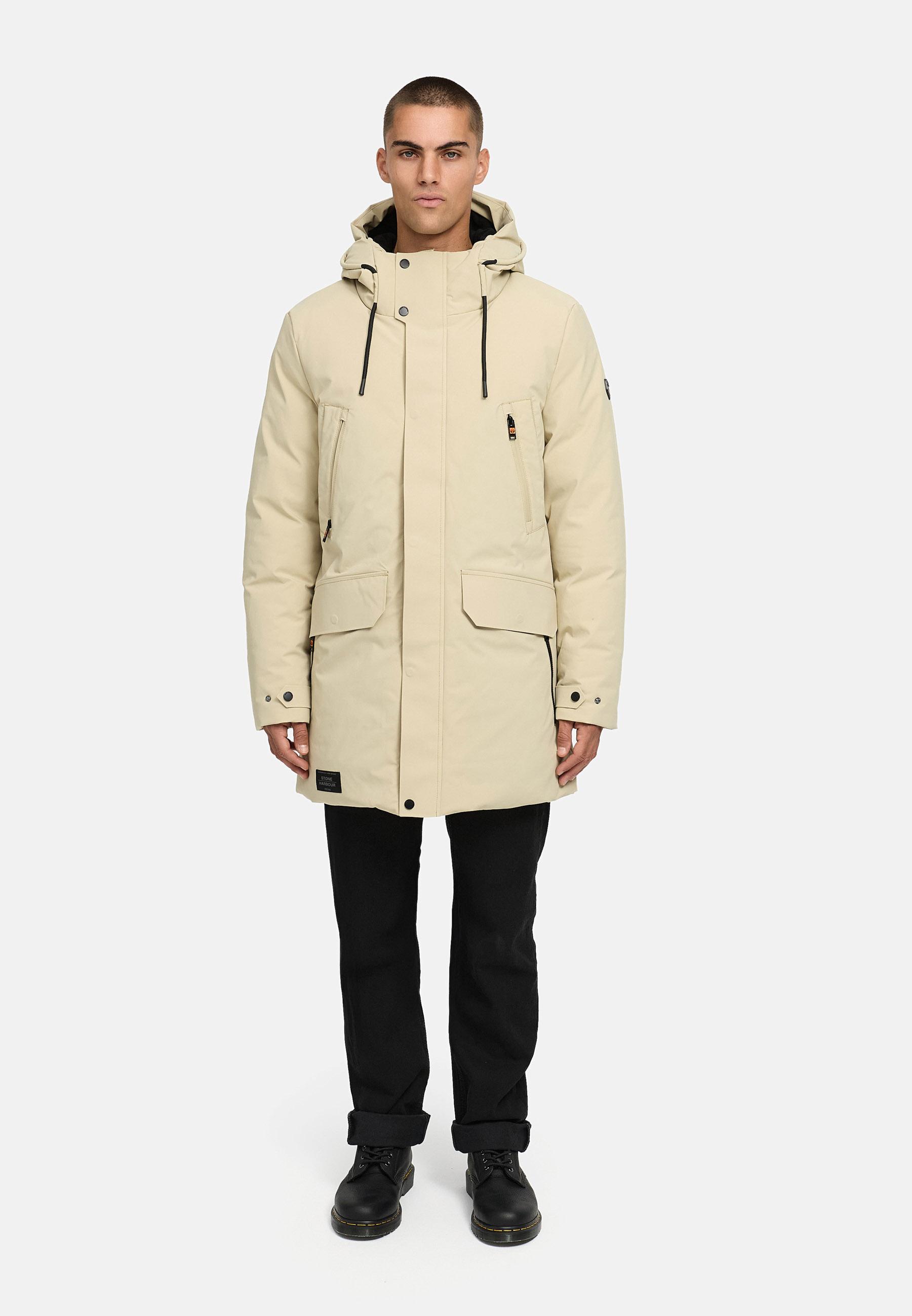 Winterparka mit Kapuze "Kitraan XX" Sand