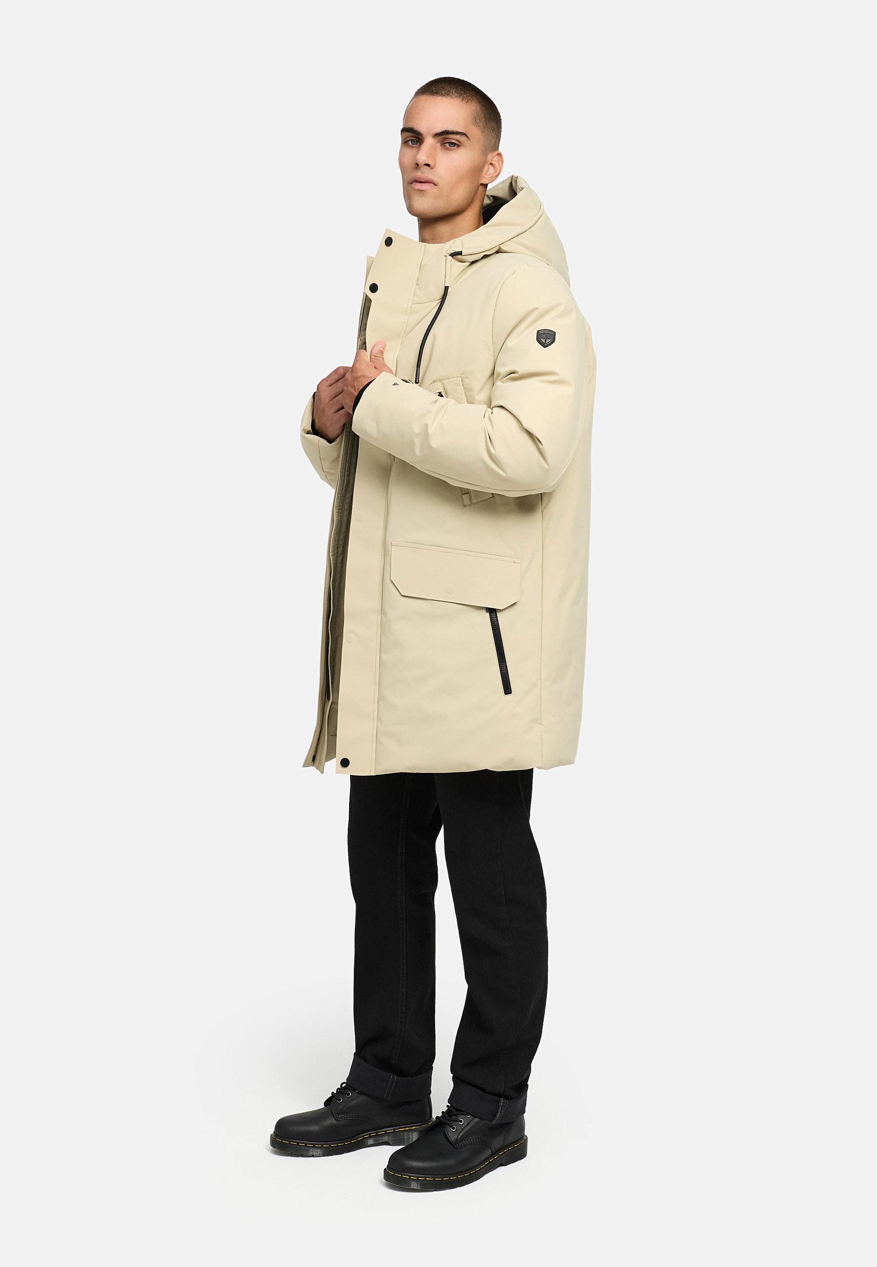 Winterparka mit Kapuze "Kitraan XX" Sand