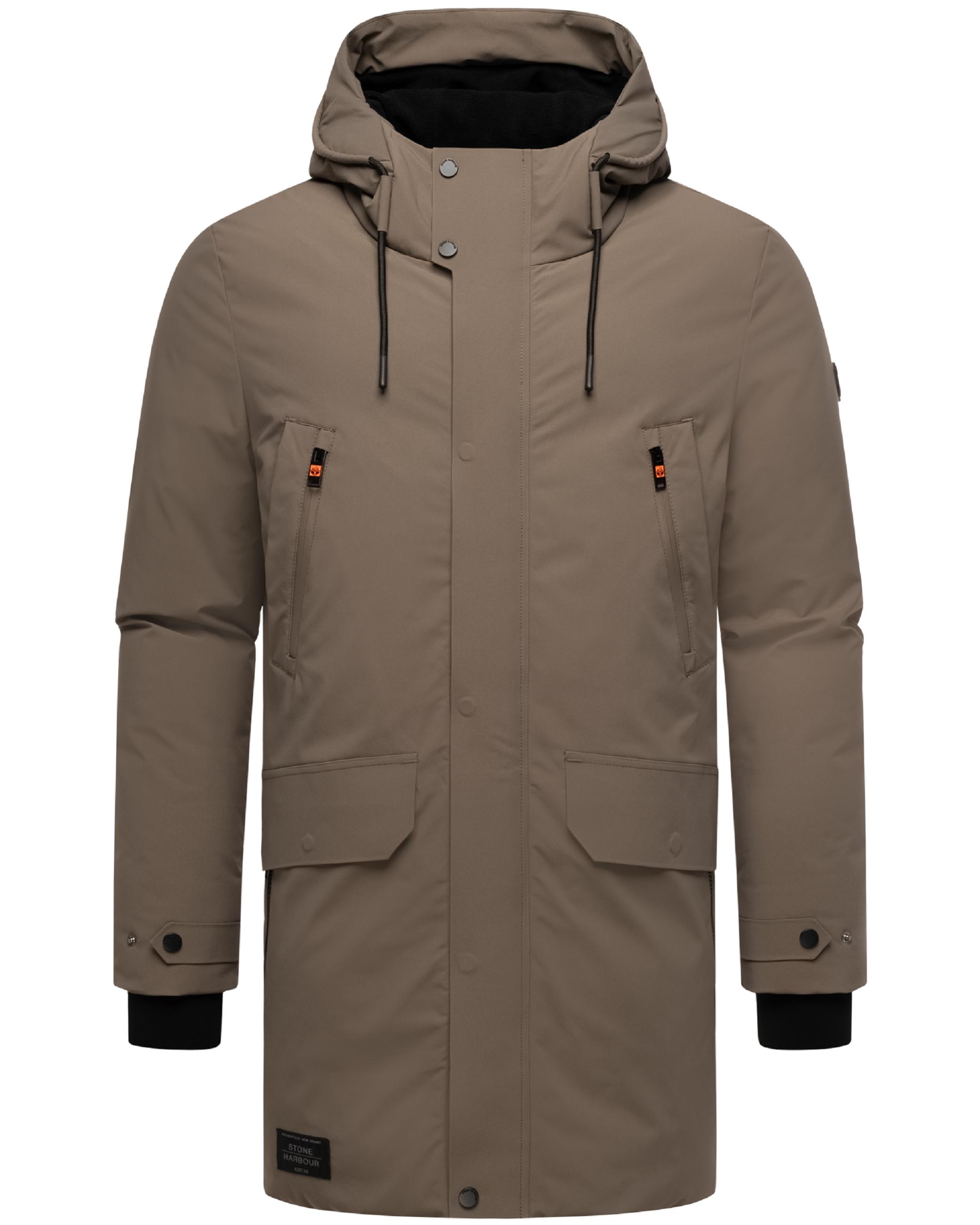 Winterparka mit Kapuze "Kitraan XX" Stone Brown