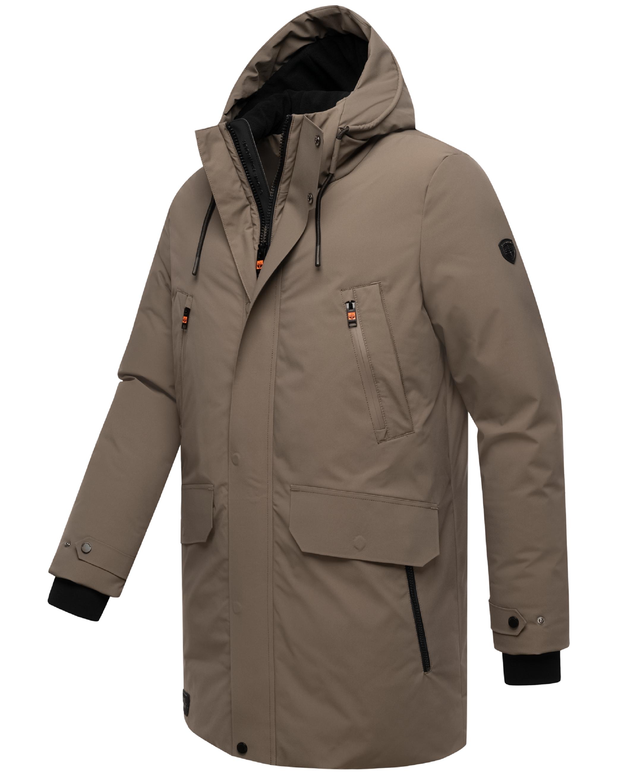 Winterparka mit Kapuze "Kitraan XX" Stone Brown