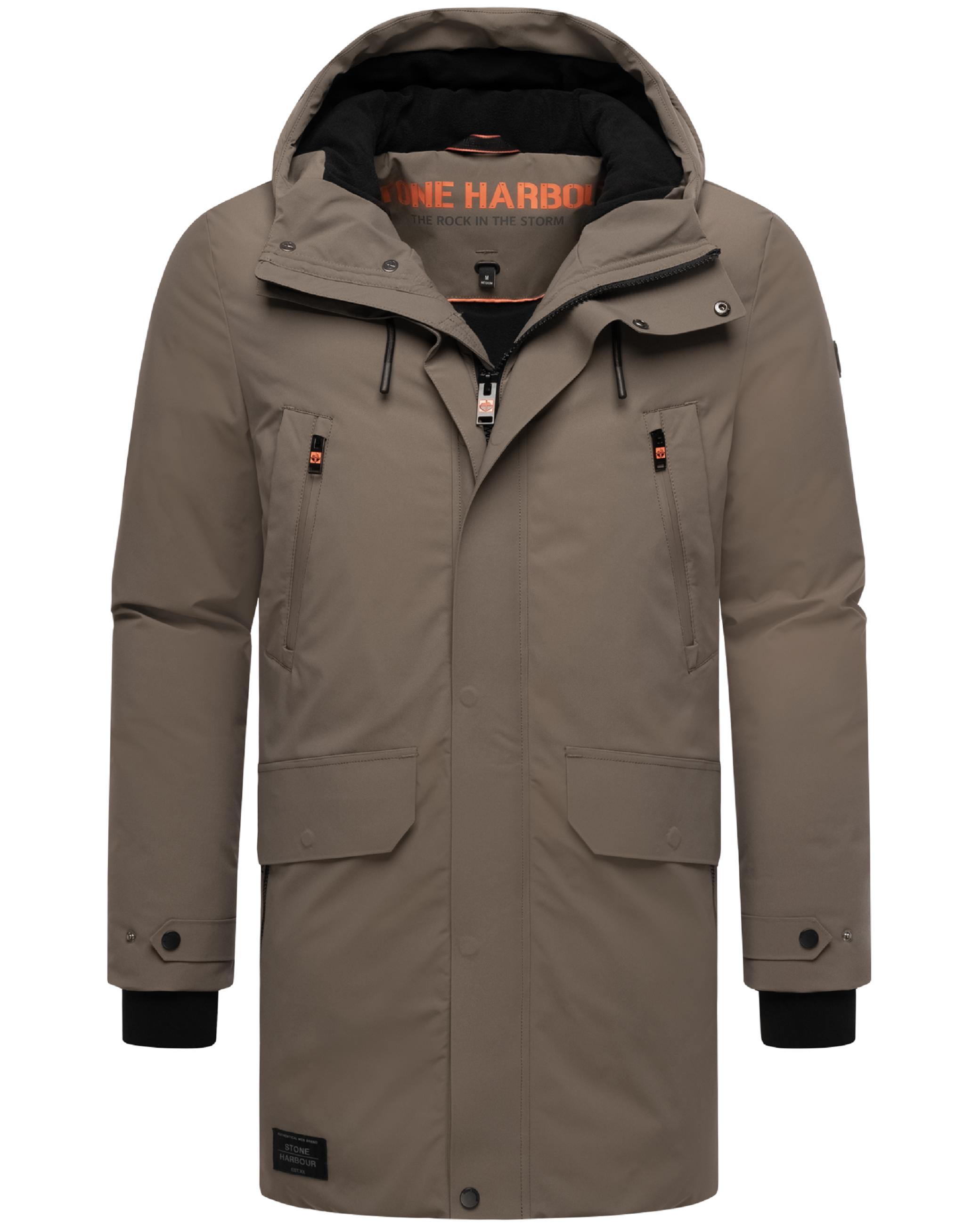 Winterparka mit Kapuze "Kitraan XX" Stone Brown