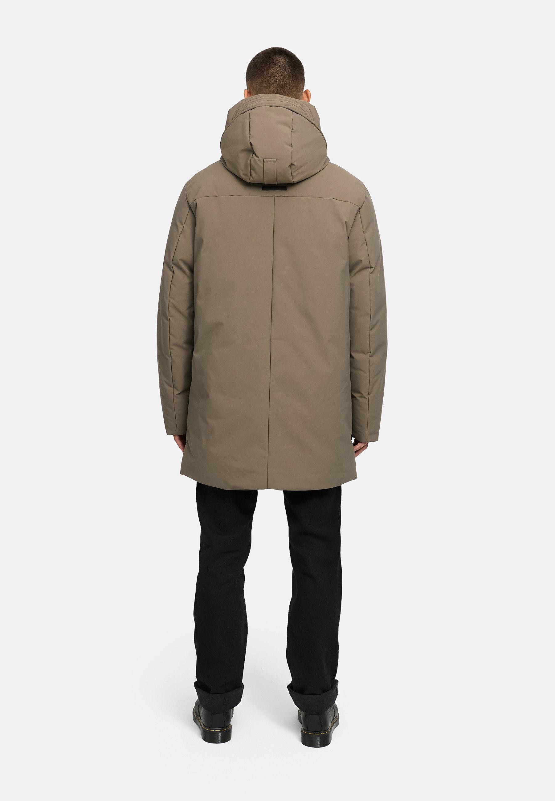 Winterparka mit Kapuze "Kitraan XX" Stone Brown