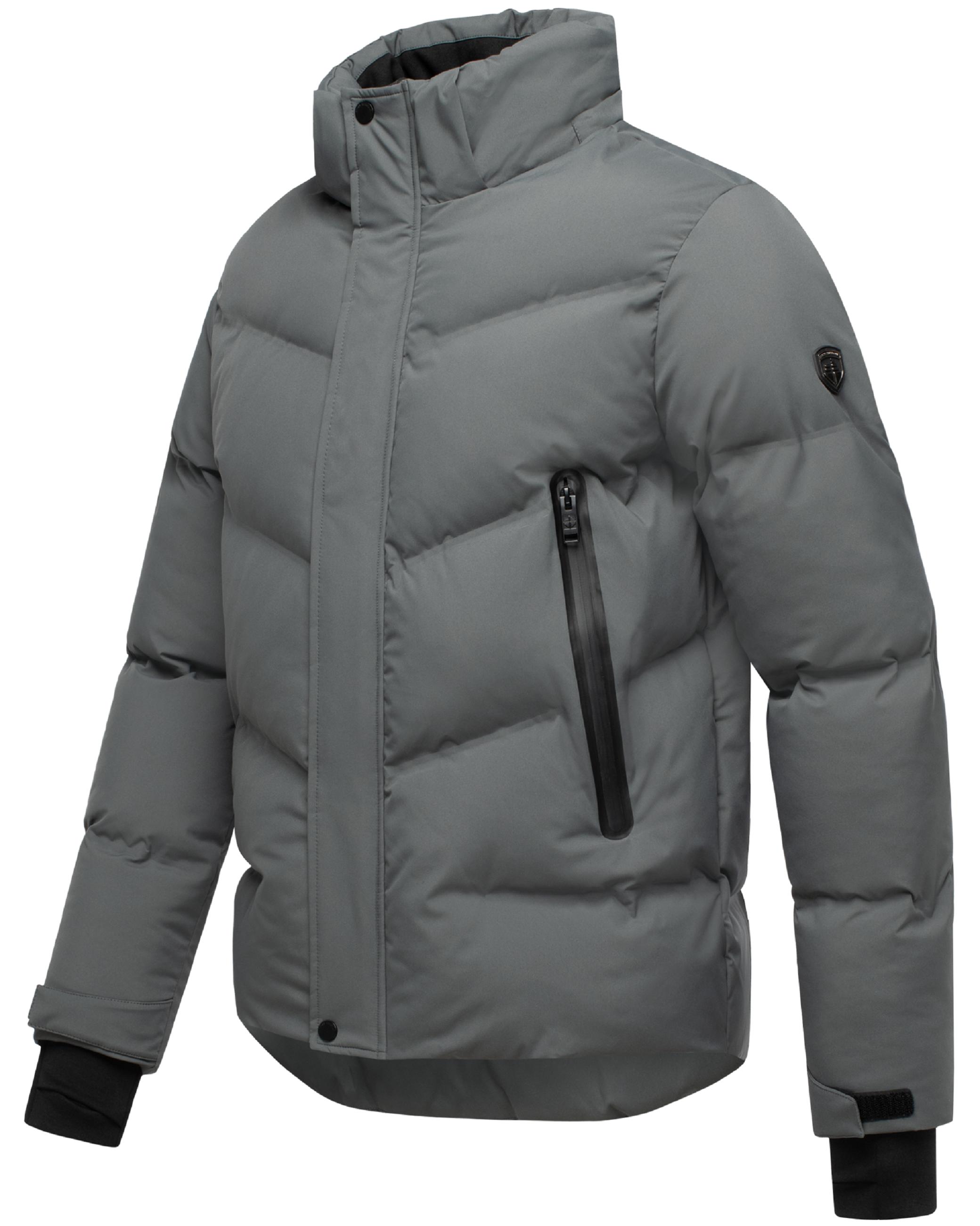 Winter Steppjacke mit Kapuze "Livianoo XX" Anthracite