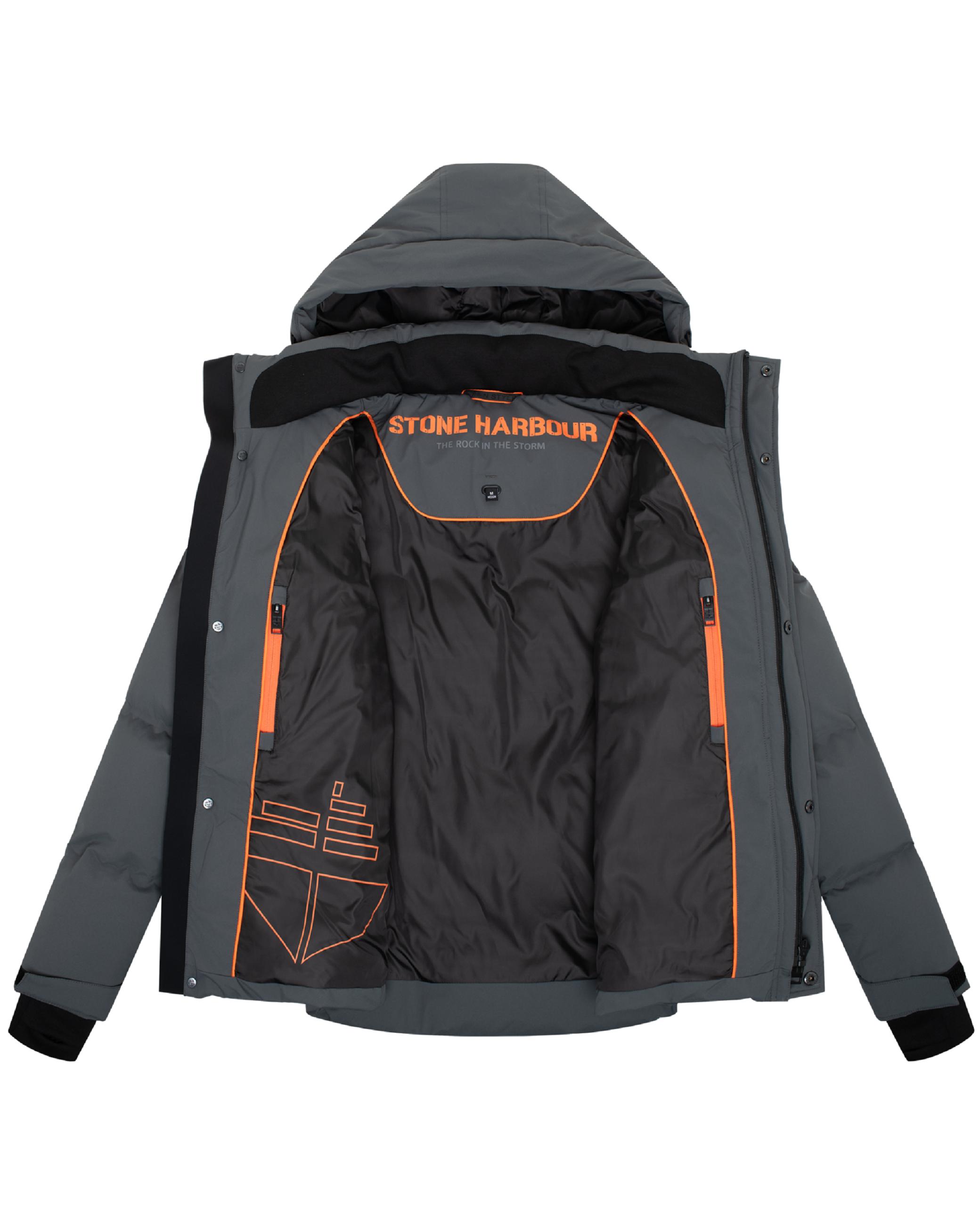 Winter Steppjacke mit Kapuze "Livianoo XX" Anthracite