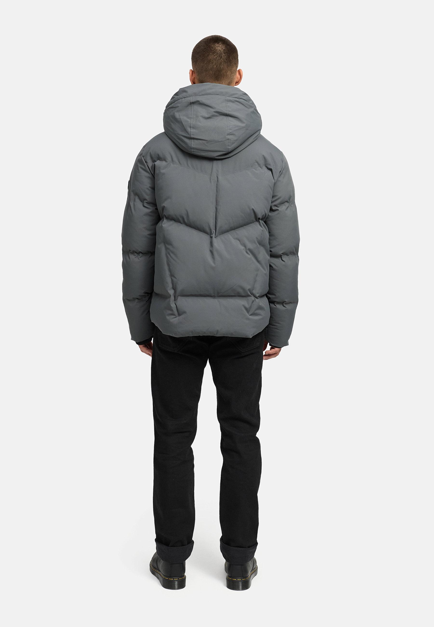 Winter Steppjacke mit Kapuze "Livianoo XX" Anthracite