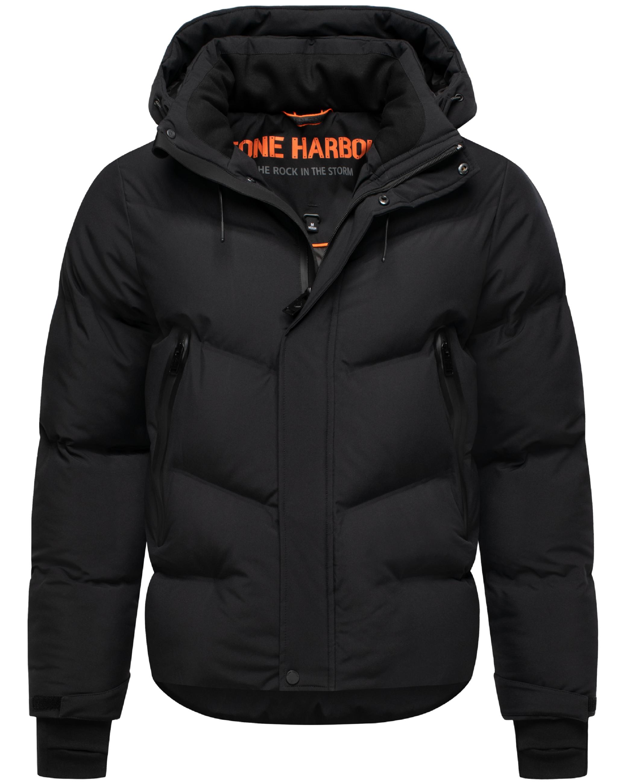 Winter Steppjacke mit Kapuze "Livianoo XX" Black