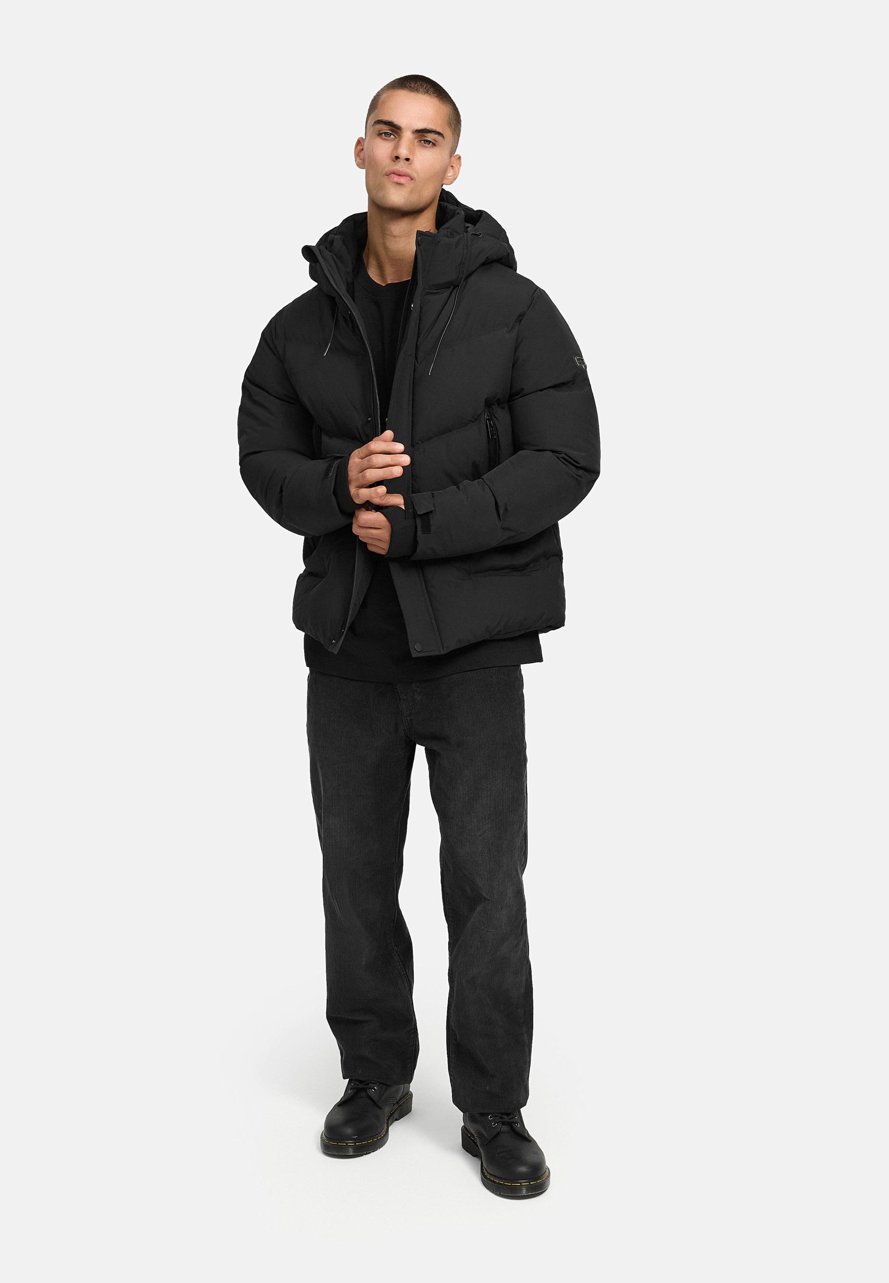 Winter Steppjacke mit Kapuze "Livianoo XX" Black