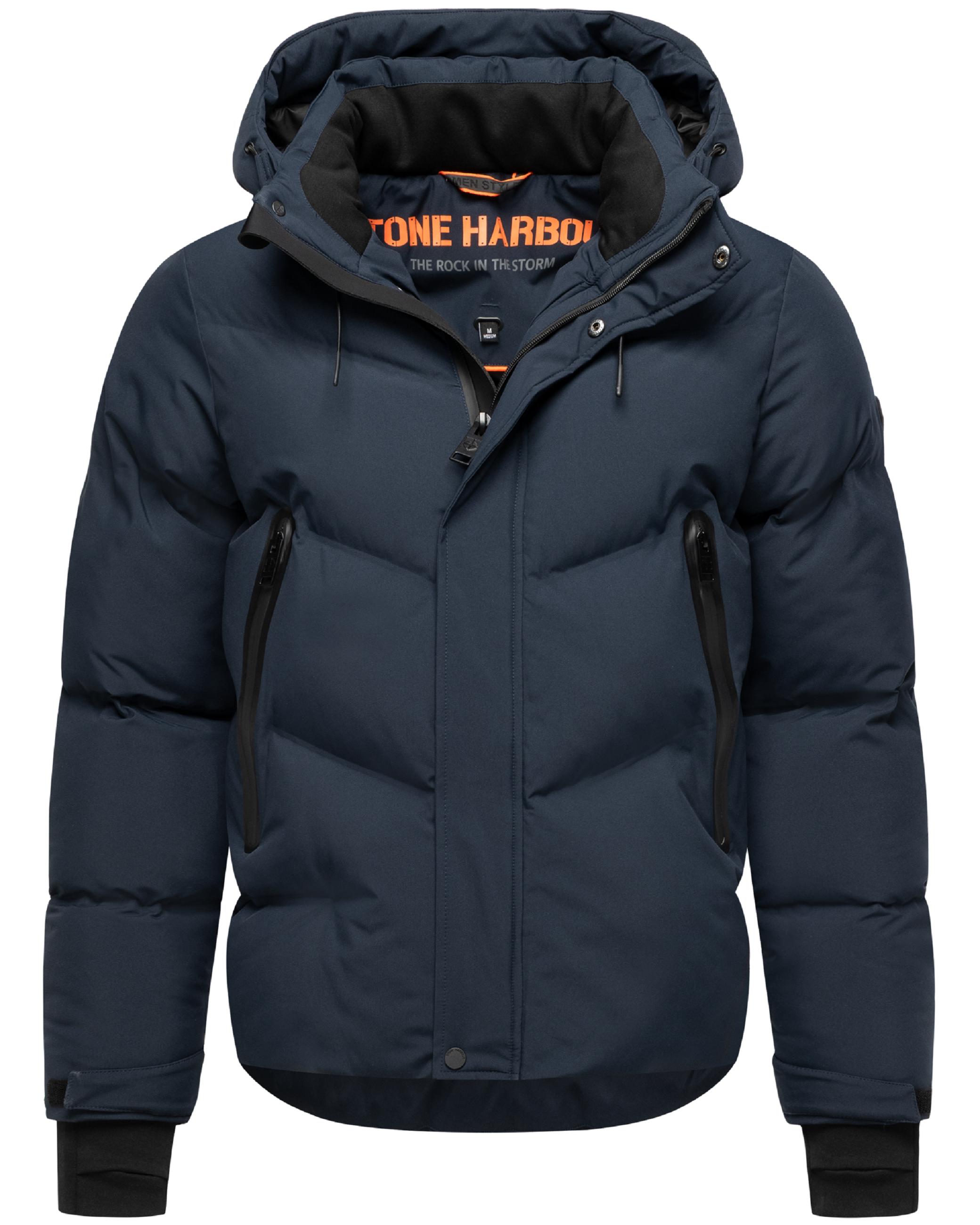 Winter Steppjacke mit Kapuze "Livianoo XX" Navy