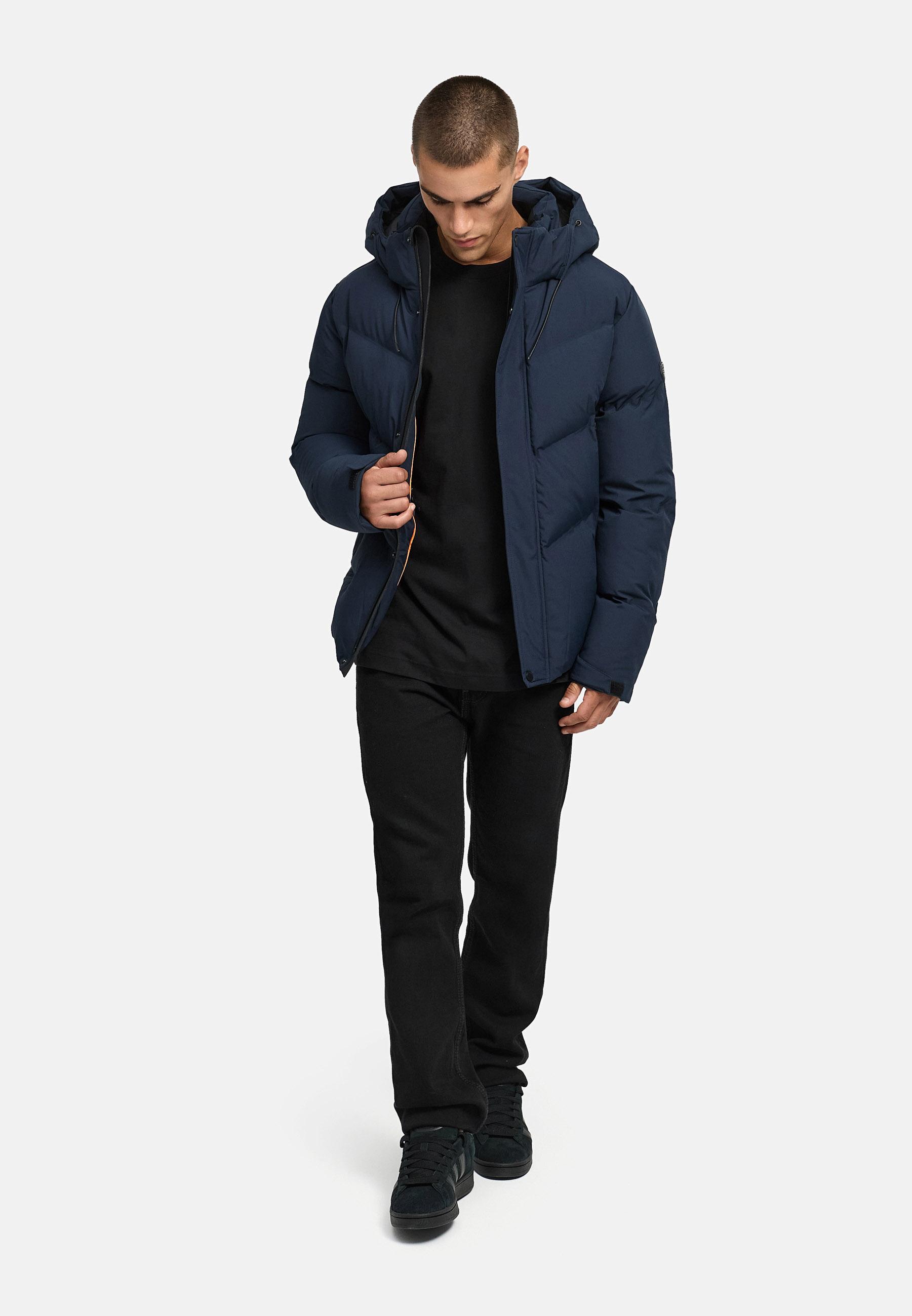 Winter Steppjacke mit Kapuze "Livianoo XX" Navy