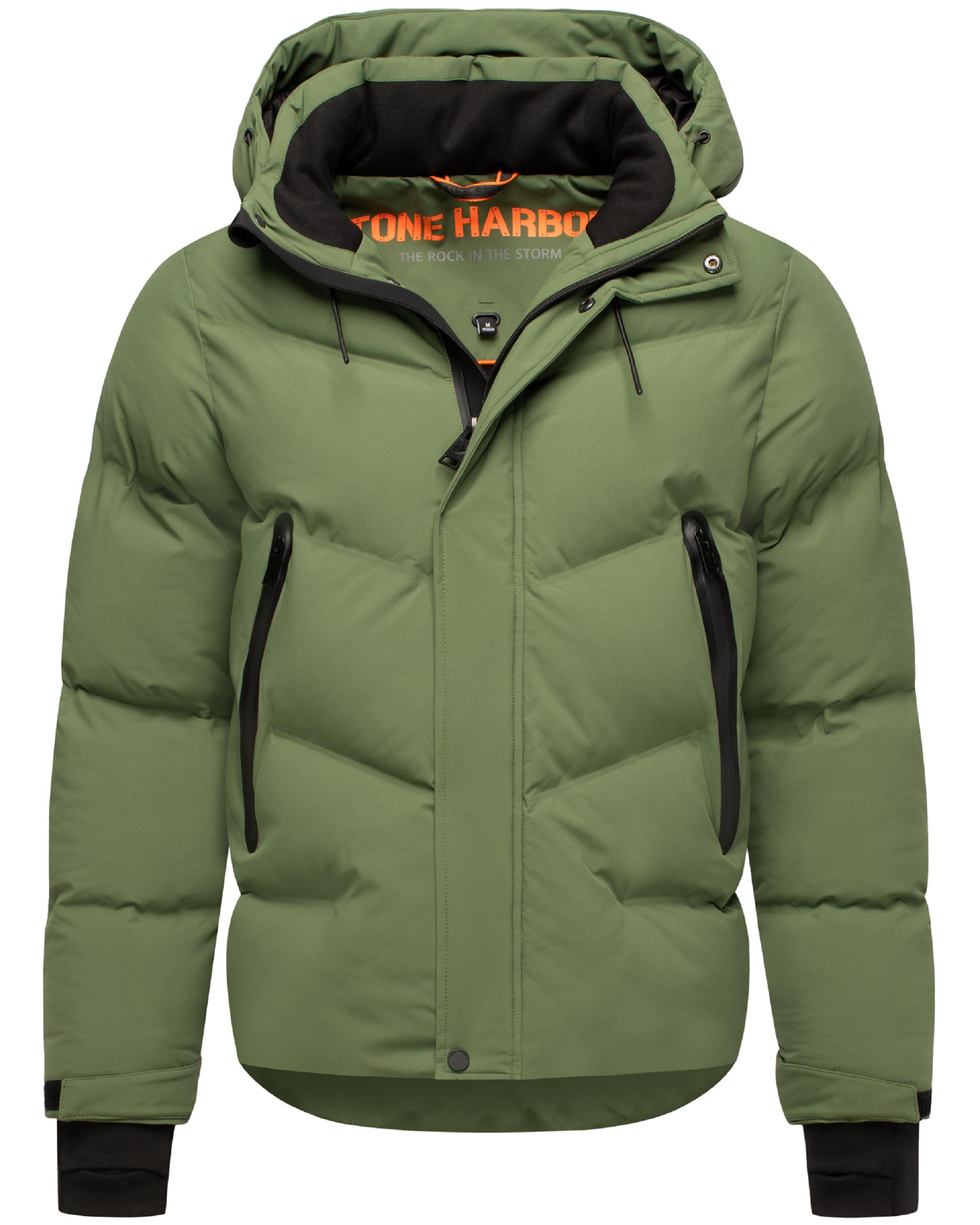Winter Steppjacke mit Kapuze "Livianoo XX" Pine Olive