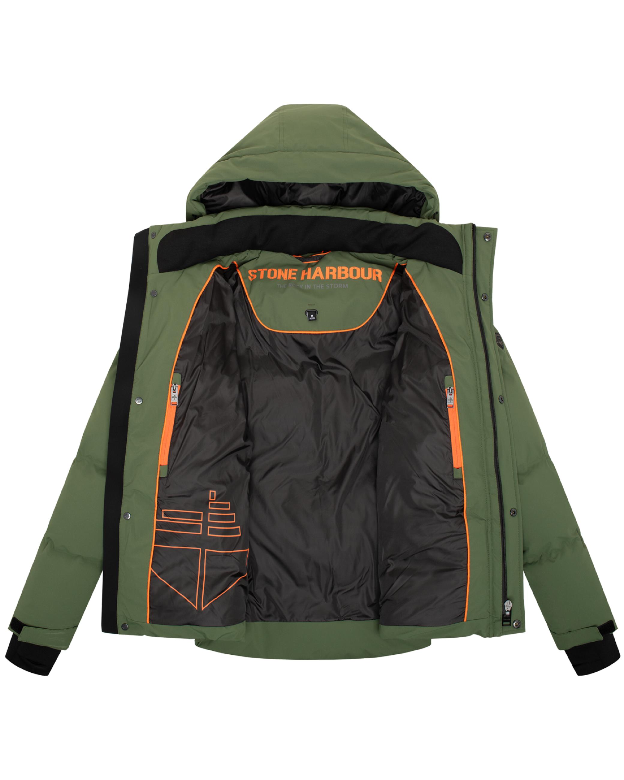 Winter Steppjacke mit Kapuze "Livianoo XX" Pine Olive