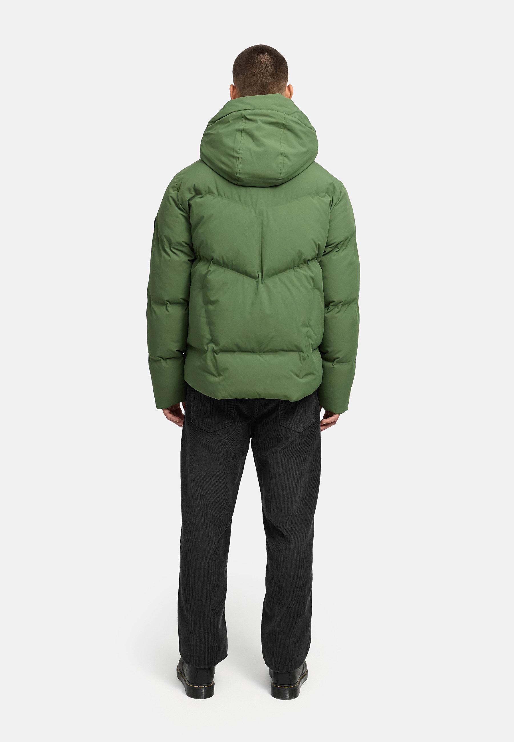 Winter Steppjacke mit Kapuze "Livianoo XX" Pine Olive