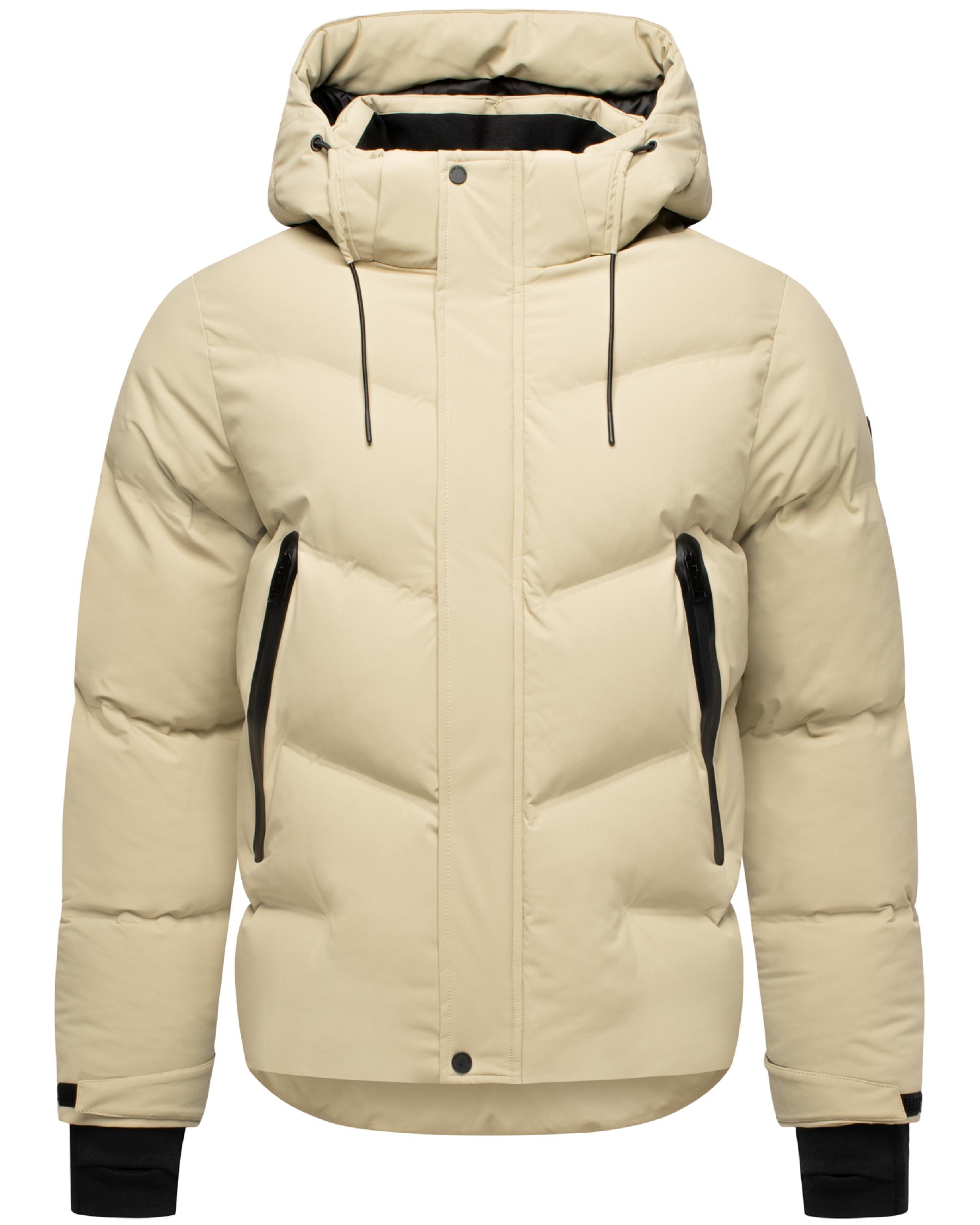 Winter Steppjacke mit Kapuze "Livianoo XX" Sand