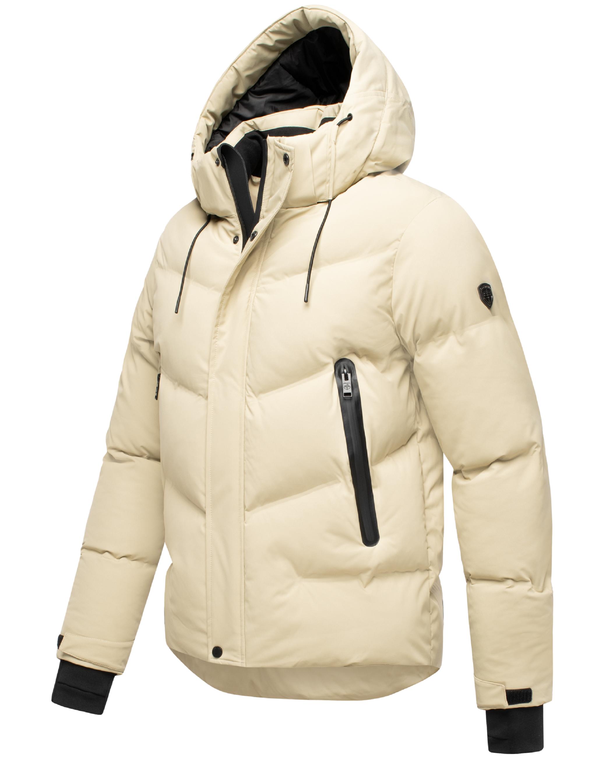 Winter Steppjacke mit Kapuze "Livianoo XX" Sand