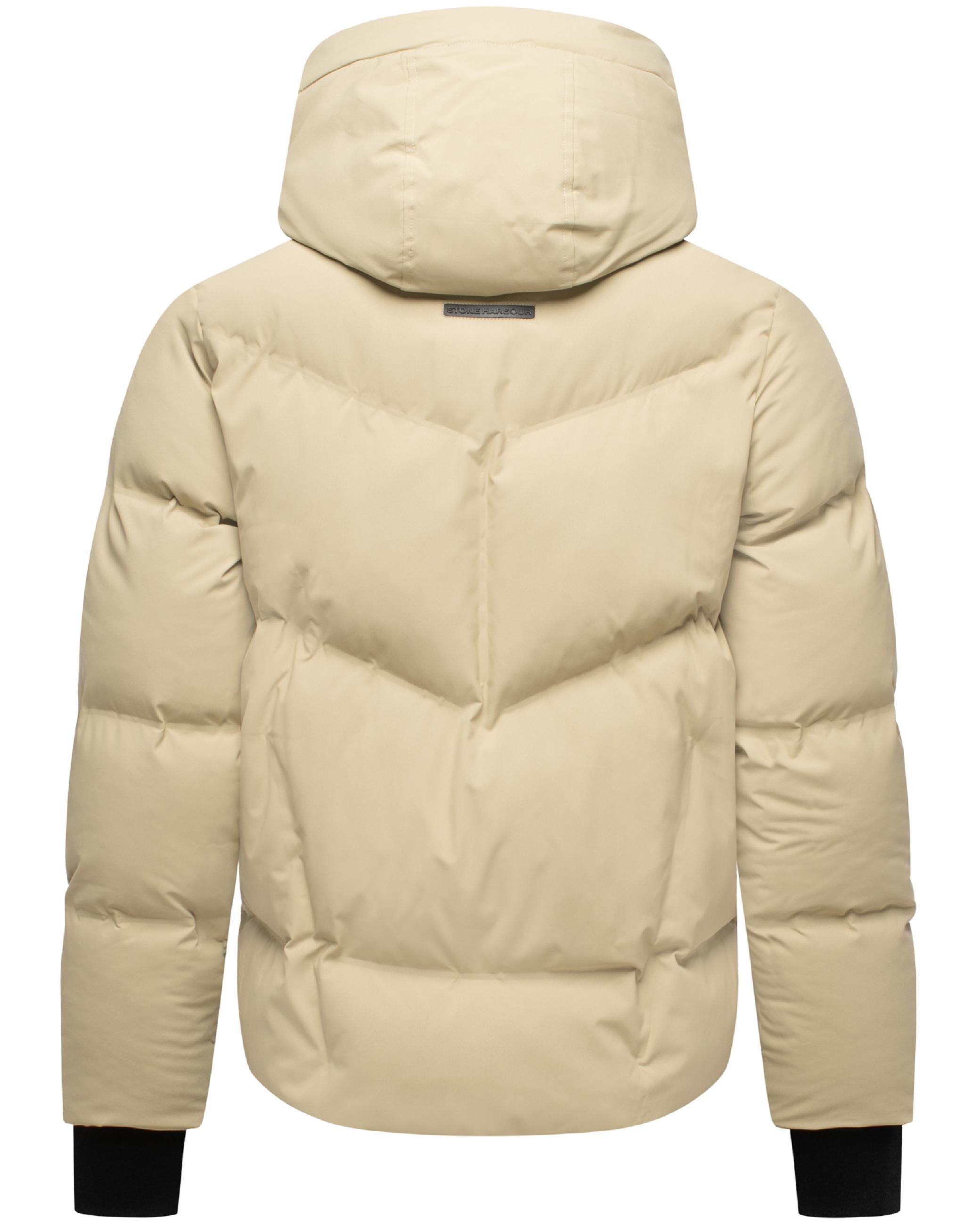 Winter Steppjacke mit Kapuze "Livianoo XX" Sand