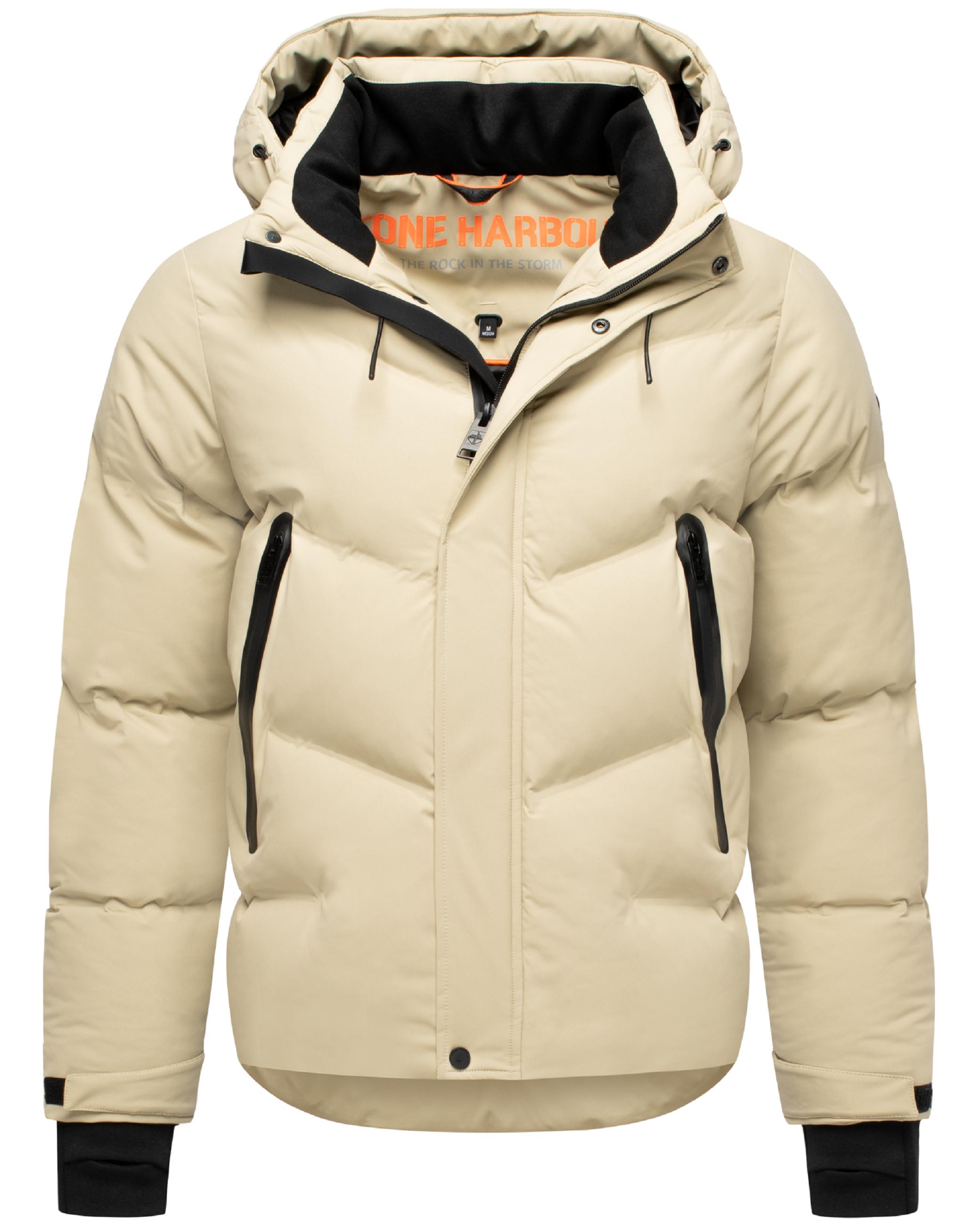 Winter Steppjacke mit Kapuze "Livianoo XX" Sand